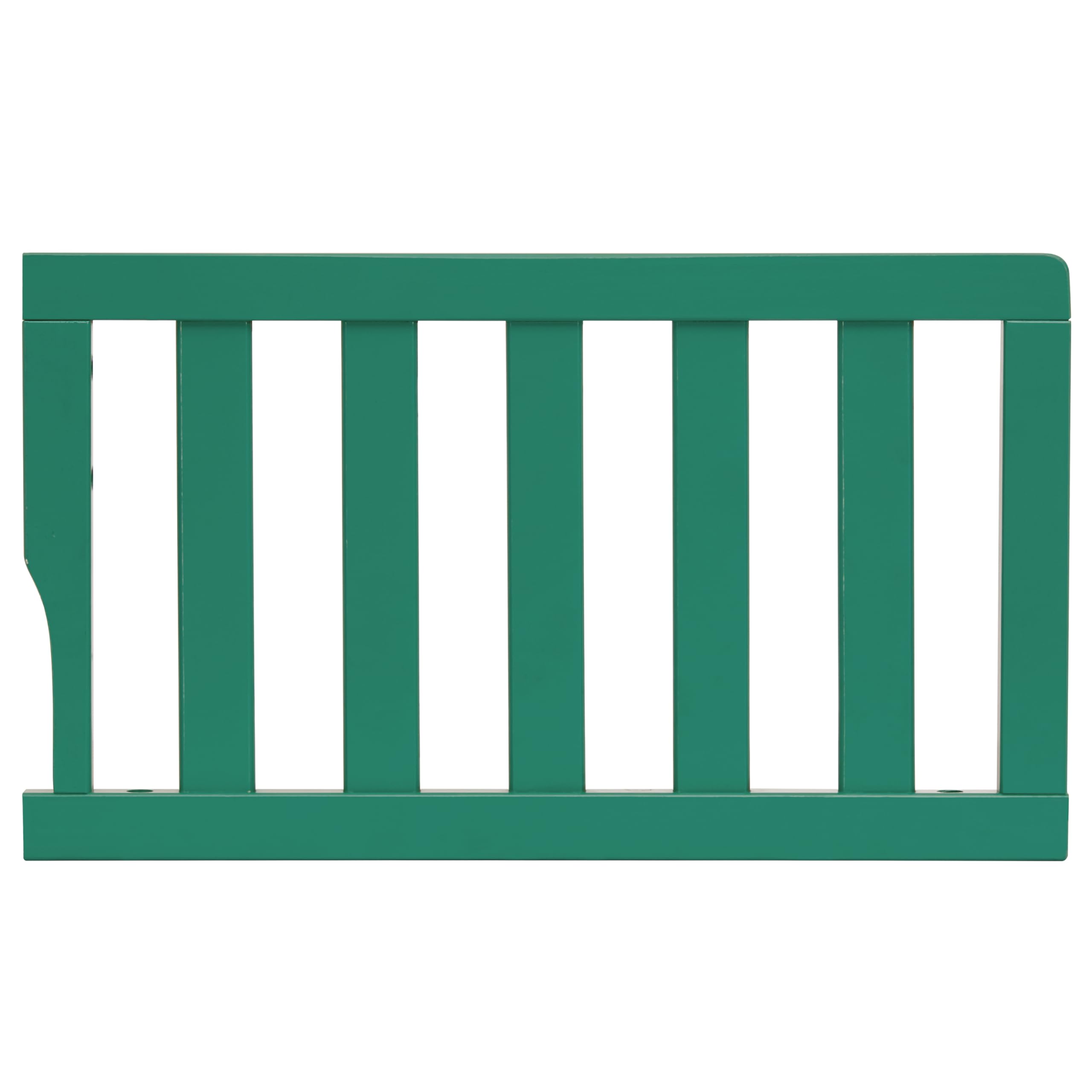 Dream On Me Toddler Guard Rail for Convertible Crib, Solid Wood Bed Rail for Toddler Bed Conversion, Emerald