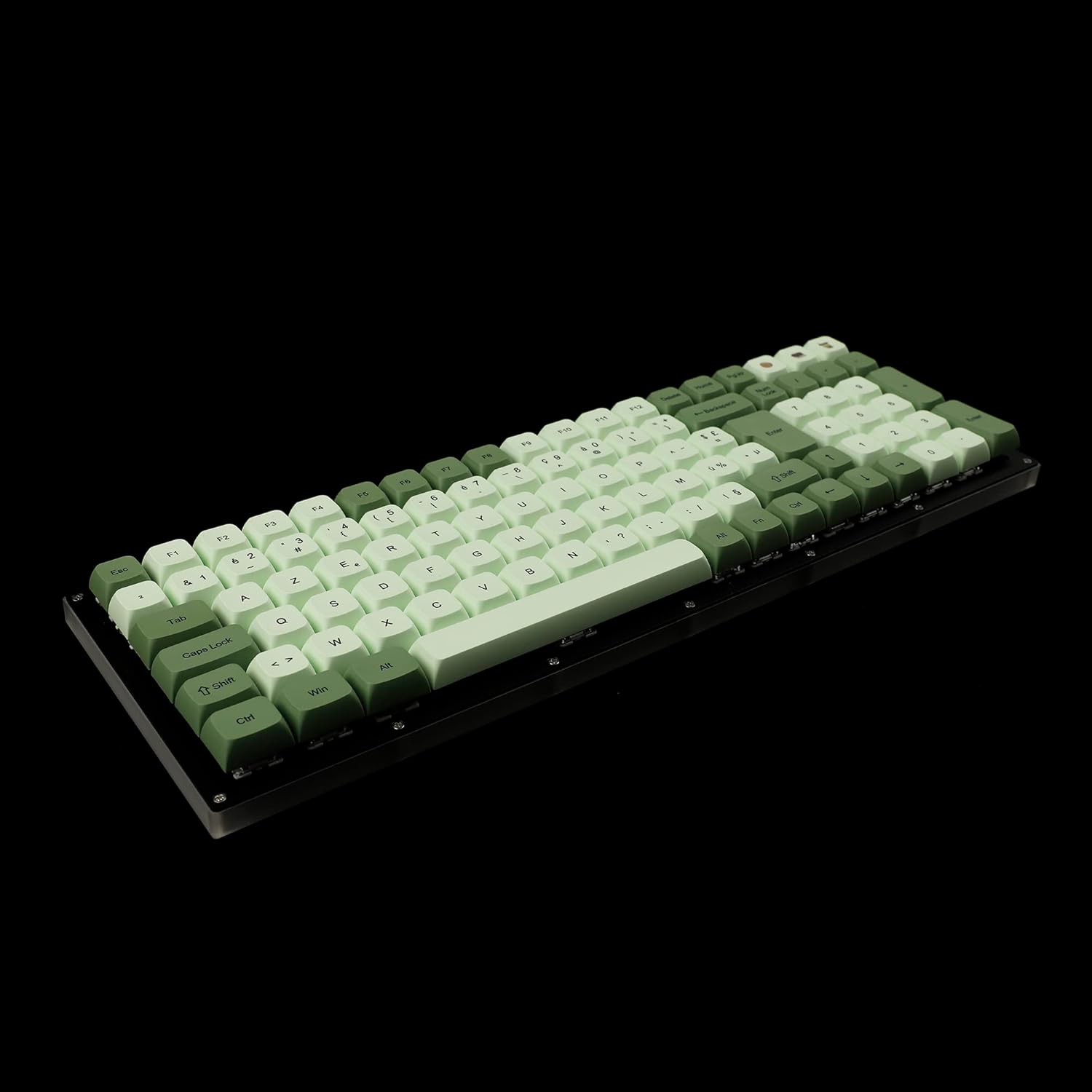 Matcha Dye Sub ZDA PBT Keycap XDA V2 German French Spain ISO Keycaps for MX Keyboard 104 87 61 96 KBD75 80 GK64 68 Keychron