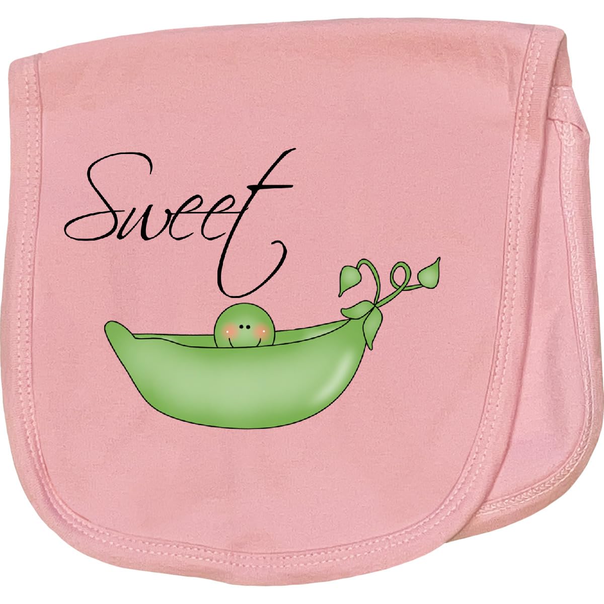 Sweet Pea Baby Burp Cloth Pink 2aa2