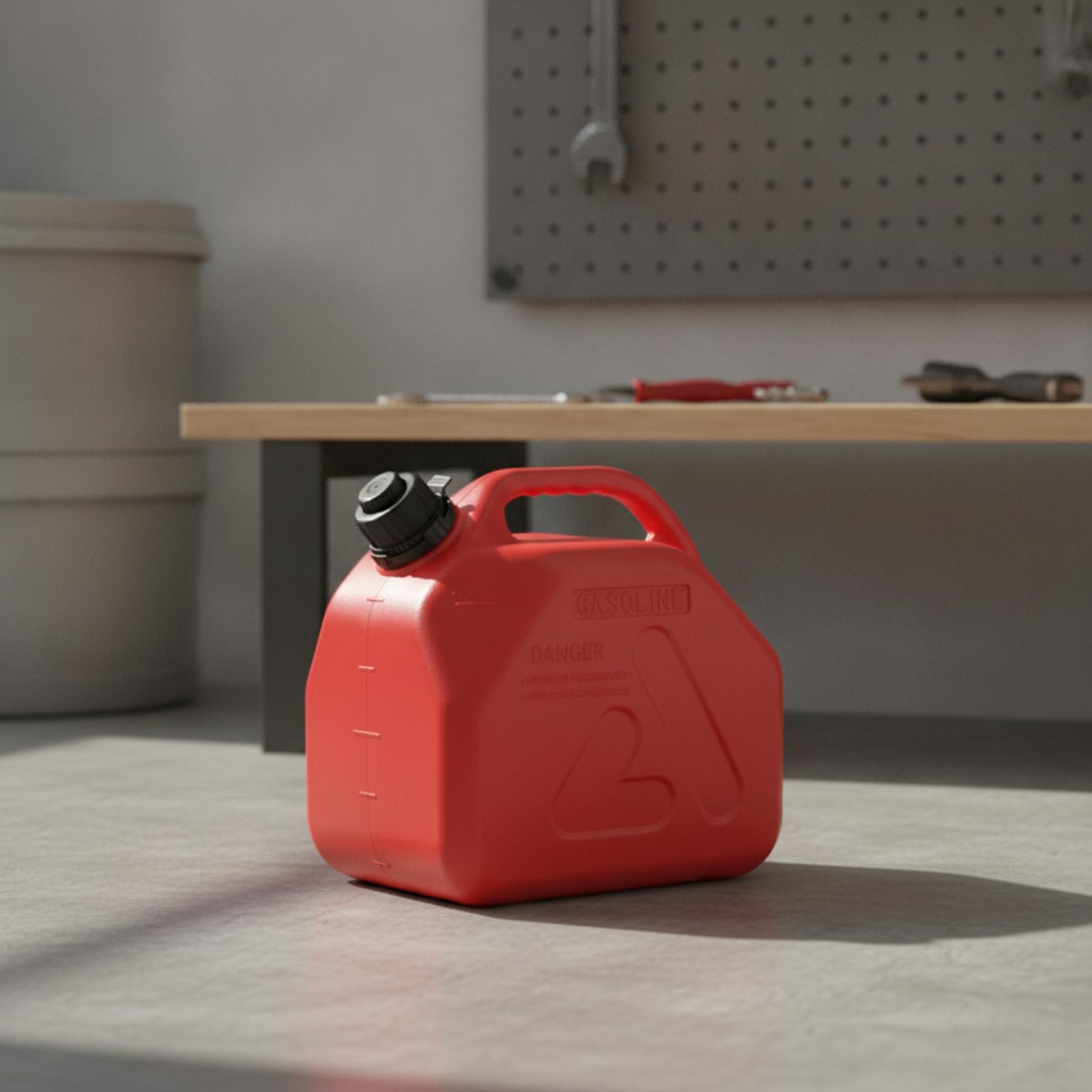 Tanica di Carburante in HDPE Serbatoio Del Carburante Robusto Contenitore per Automobilisti, Garage , 10L