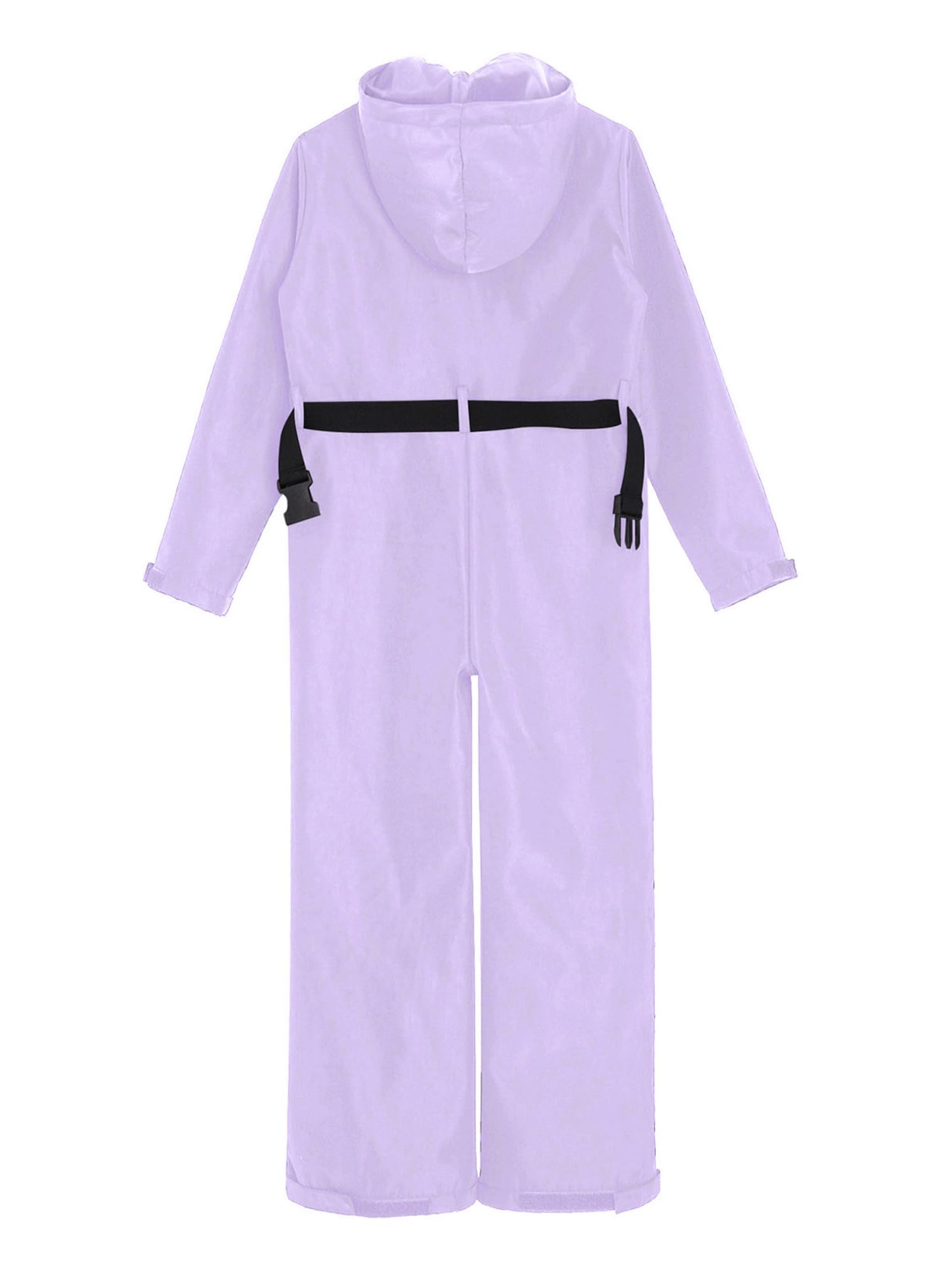 FEESHOW Kinder Mädchen Ski Overall Impermeabile Al Vento E Allacqua Con Cappuccio E Cintura