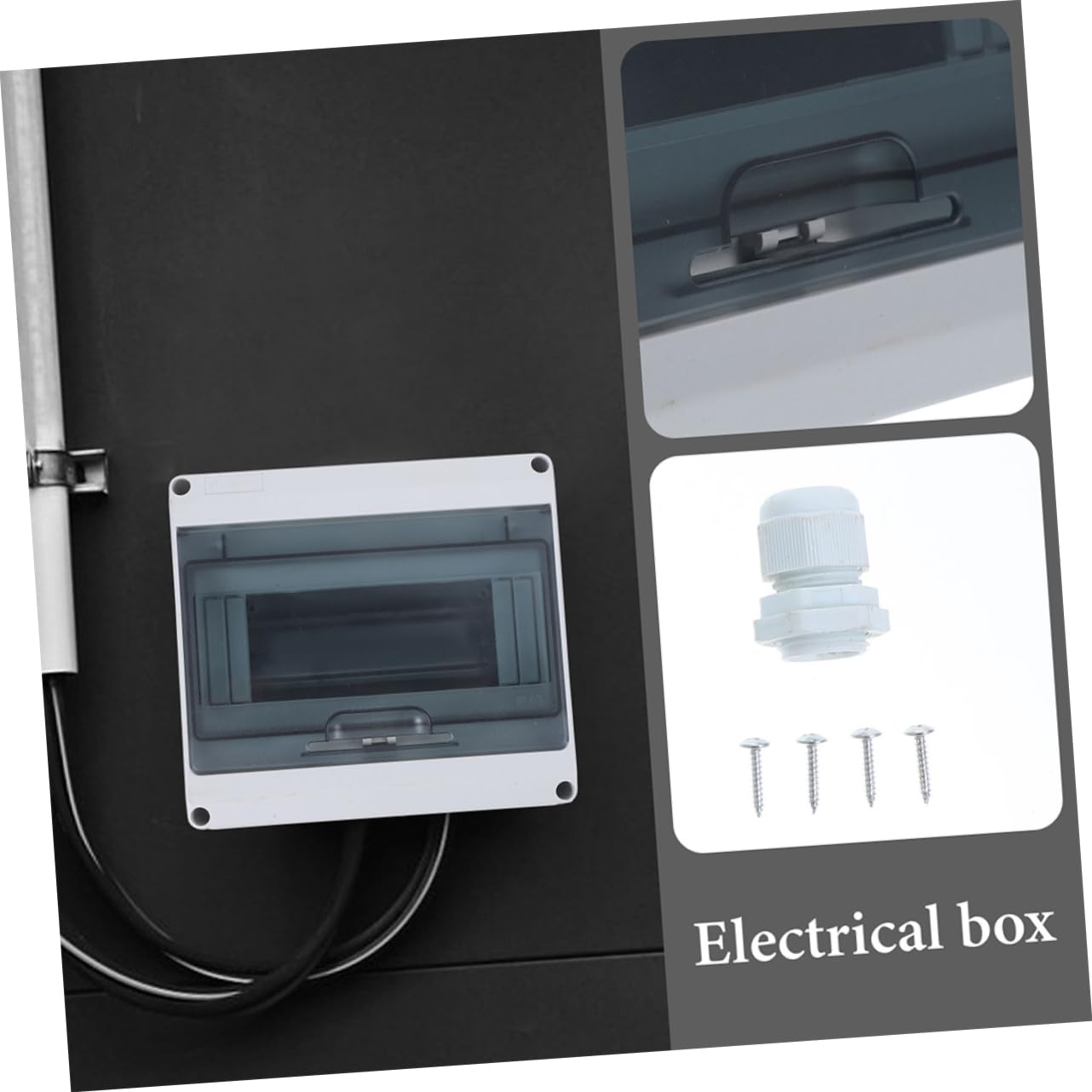 SHINEOFI Caja De Interruptores Exterior Caja Estancada De Conexiones Eléctricas Resistente Adaptación
