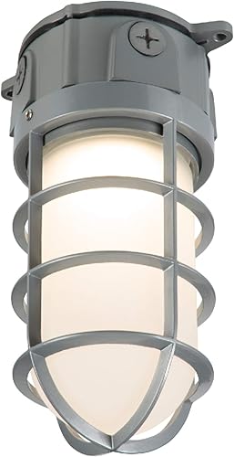 Miniatura 1 de HALO All Pro VT1730 All-Pro - Luz de inundación LED para montaje en pared o techo, color gris