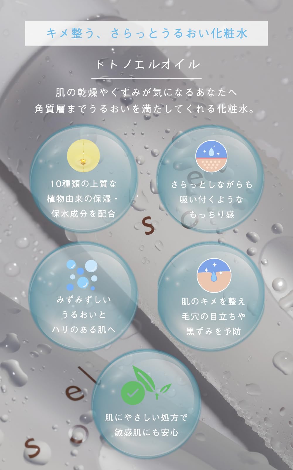 Amazon | 【乾燥・くすみ対策に】soel ソエル LIVING-OIL LOTION 化粧