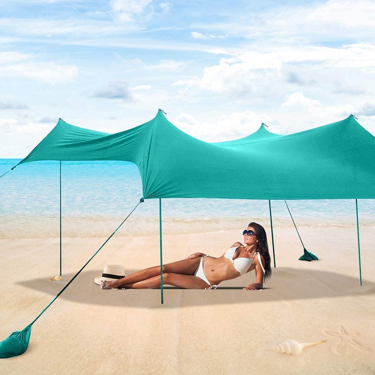 COSTWAY Beach Sunshade