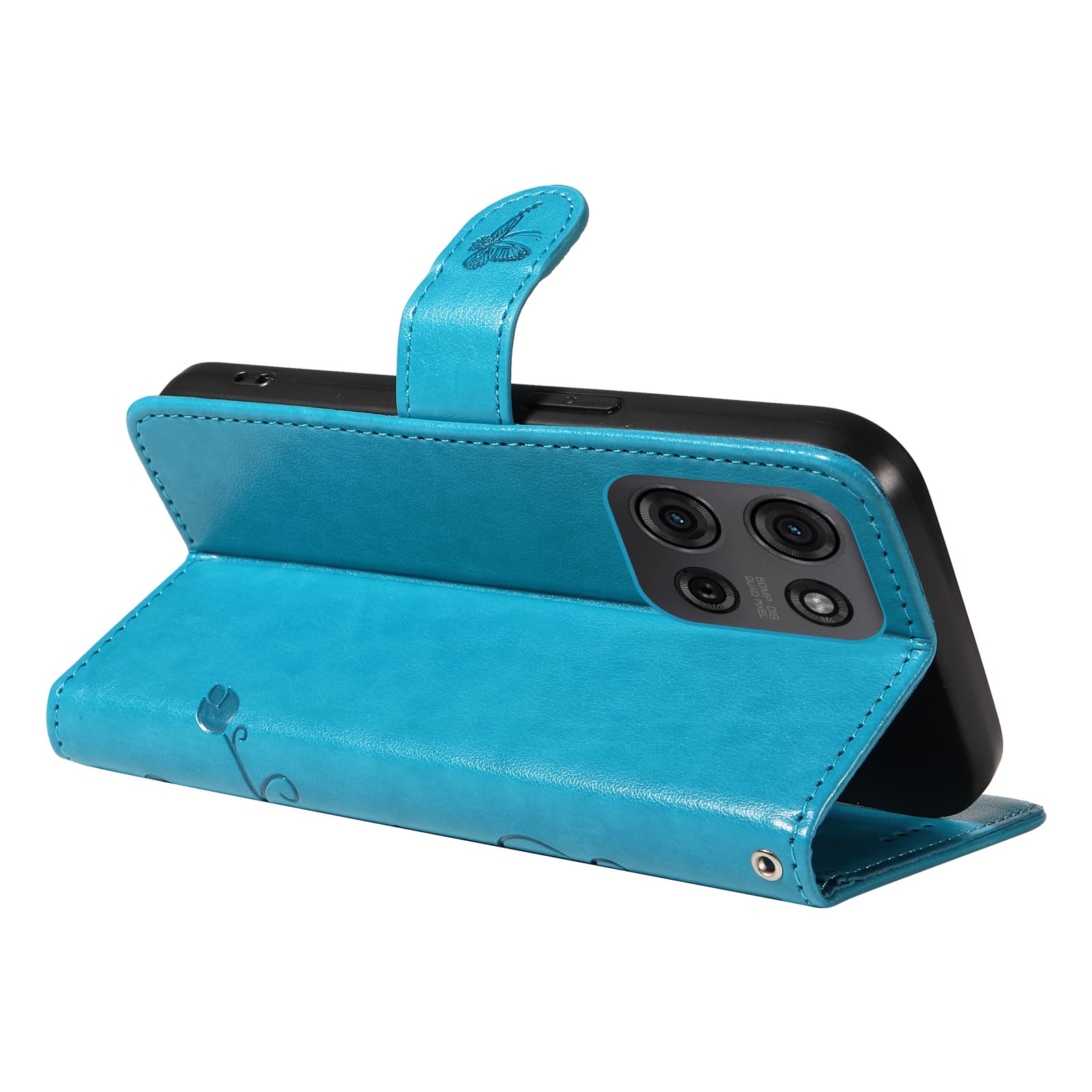 ILING Case For HONOR 400 5G, Premium Leather PU Skin Wallet Cover Retro