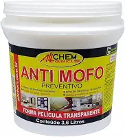 Fundo Antimofo Fungos Bactérias Preventivo Allchem 3,6L