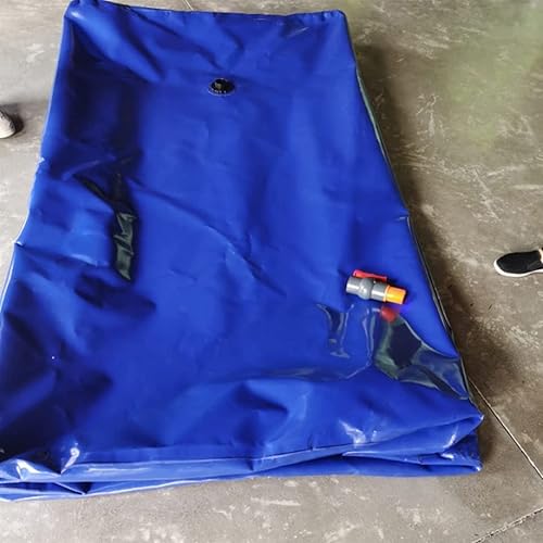 Miniatura 8 de ALOBY Vejiga portátil de almacenamiento de agua de PVC de emergencia, contenedor plegable de gran capacidad con grifo, bolsa de agua de lluvia