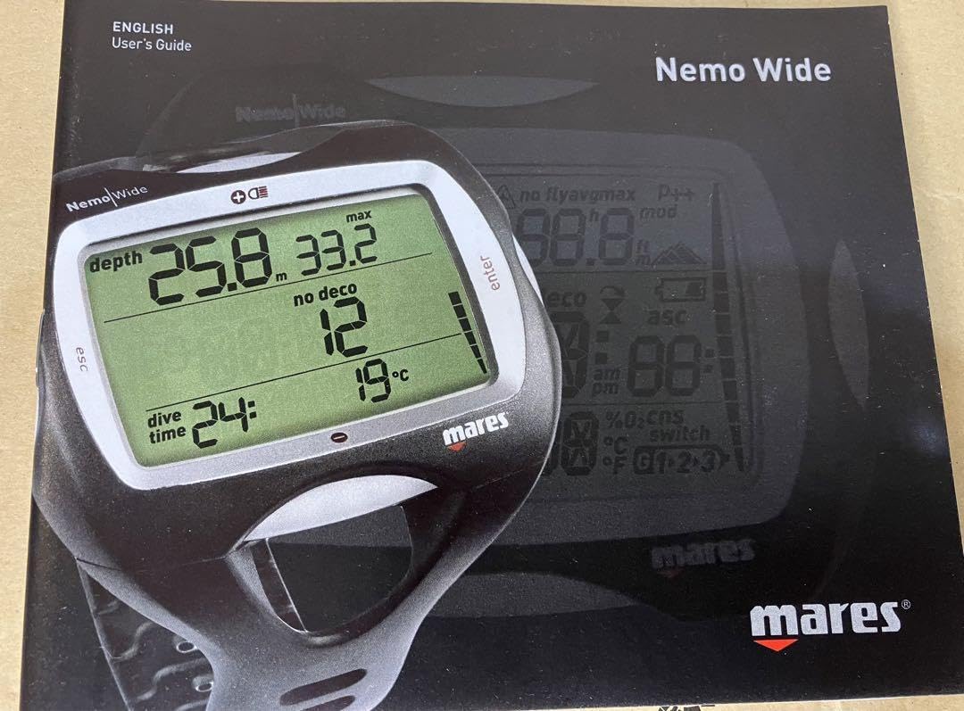 Amazon.co.jp: mares nemo wide ダイブコンピュータ : スポーツ 