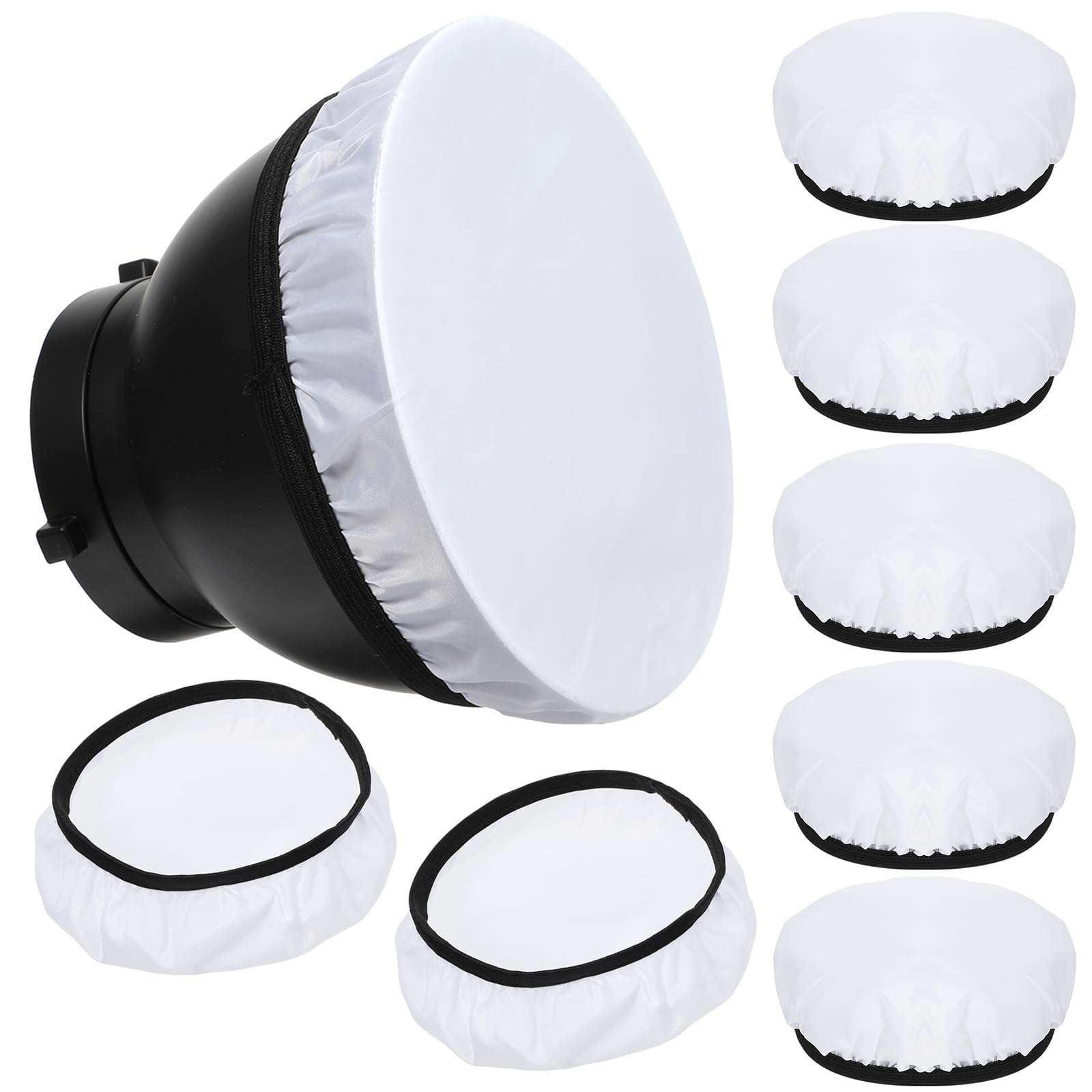 7"/18cm Light Diffuser, Soft Diffuser Lamp Cover 8Pcs