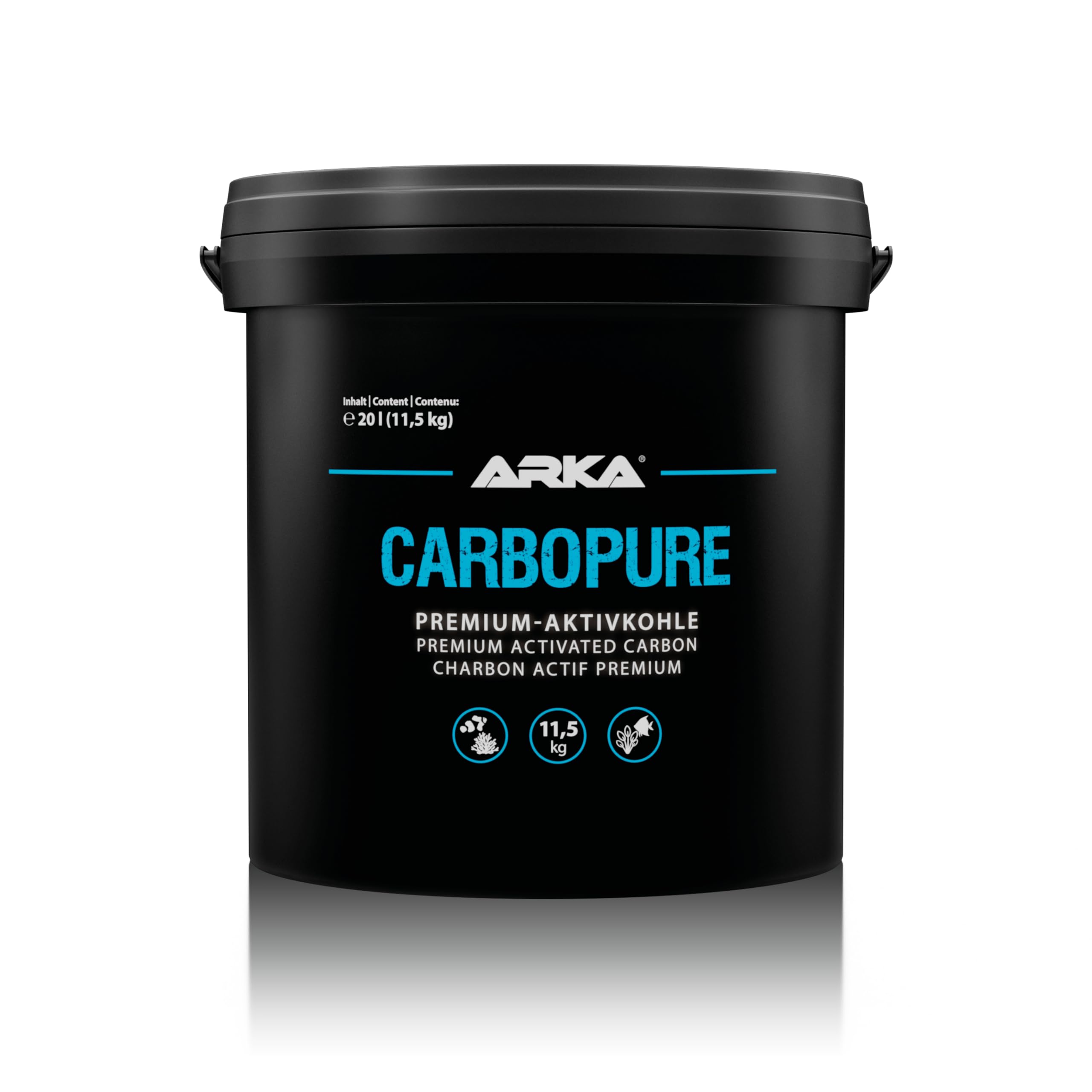 Carbón Activo Acuario – ARKA Carbopure 500 ml / 243 g – Elimina turbidez, restos de medicamentos y colorantes – Agua Clara en Horas – Dulce y Marino – Lavado ácido y Activado al Vapor — view 8