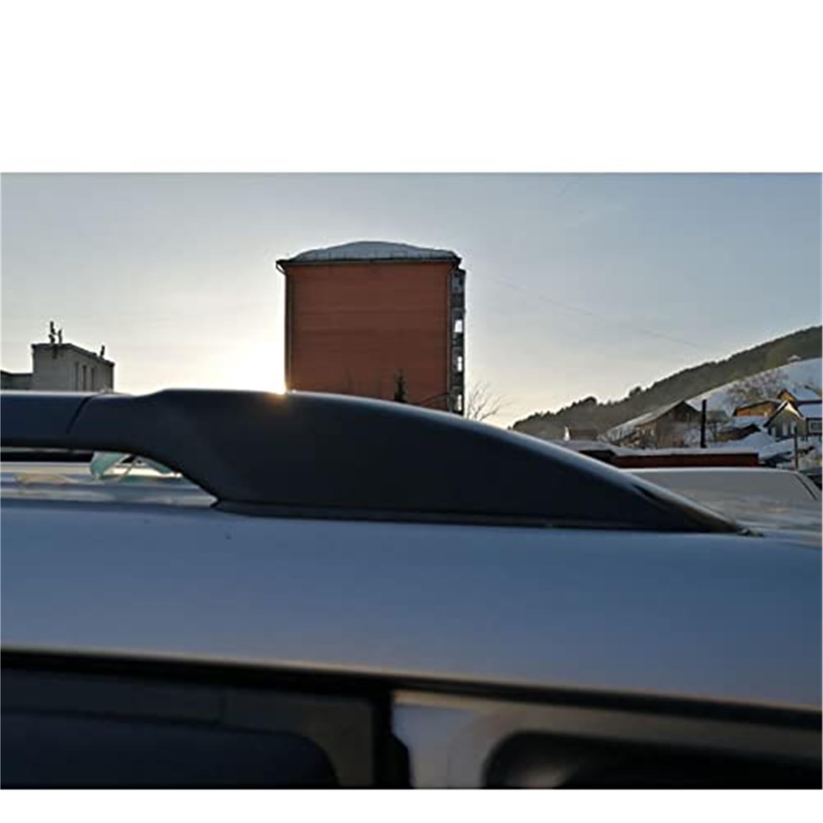 4PCS Roof Rack Cover Luggage Baggage Bar Rail End Protection