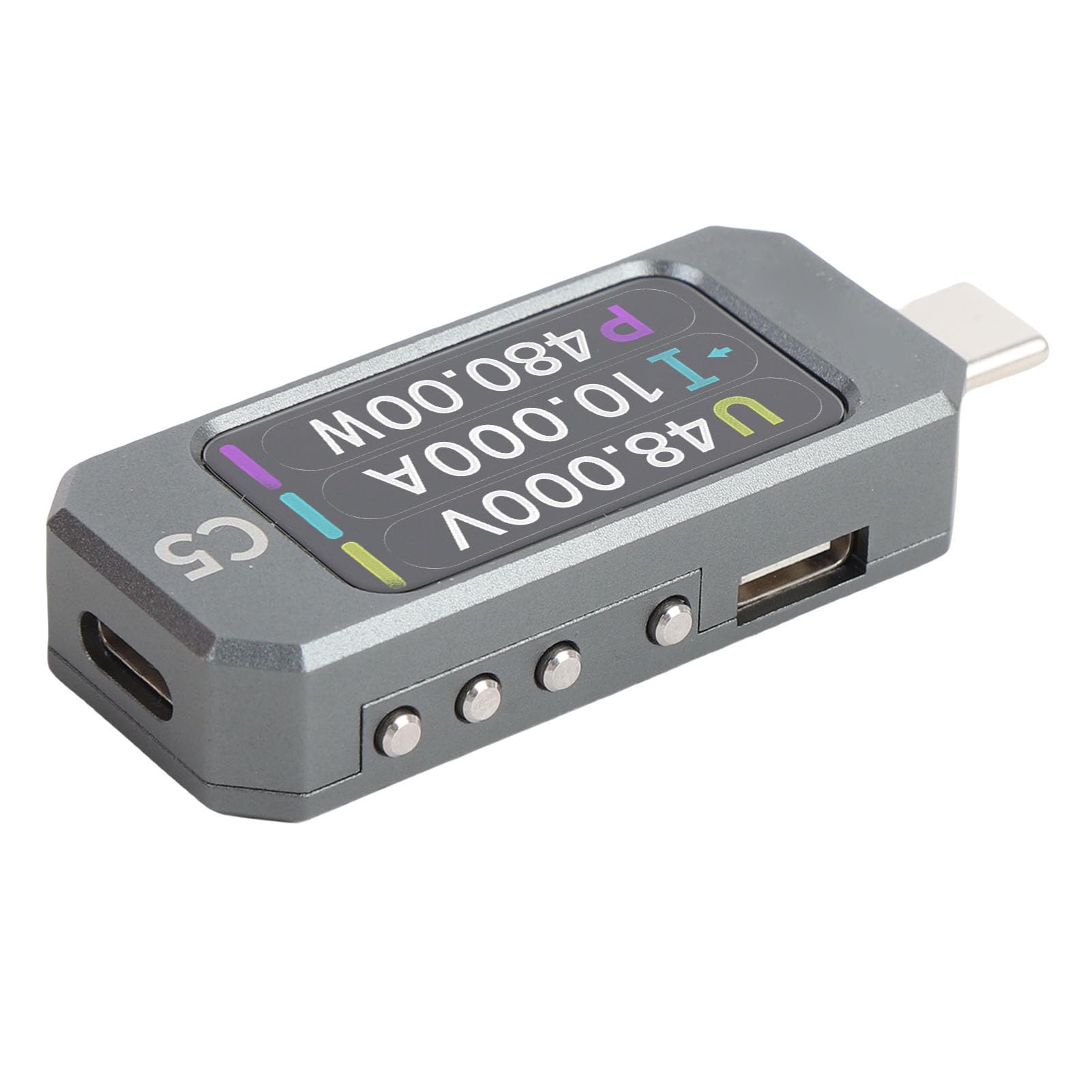 Tester typu C Miernik napięcia prądu 1,47-calowy kolorowy ekran Woltomierz Amperomierz Obsługa USB PD3.1 EPR