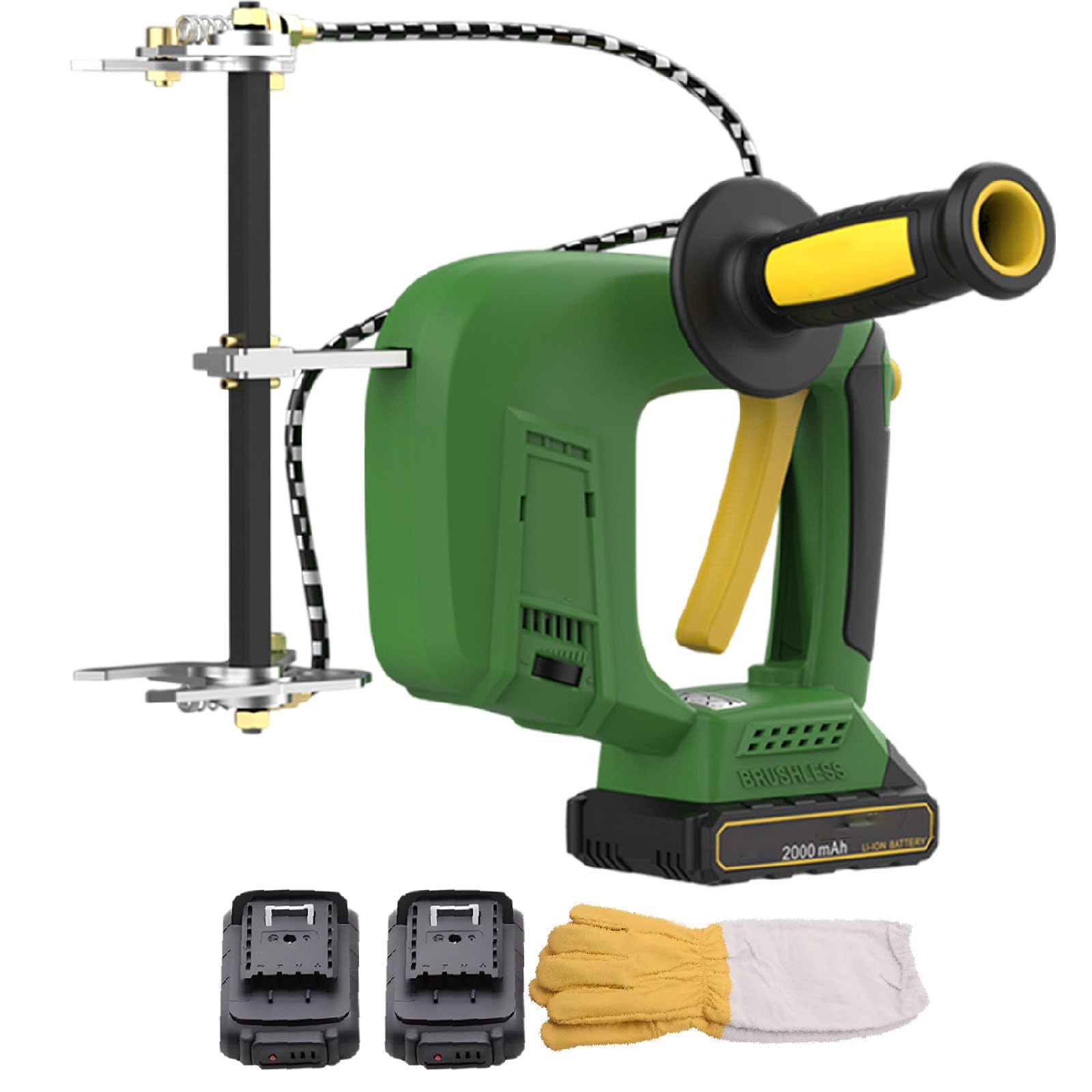 Sacudidor De Abejas Eléctrico con Mango Antideslizante, Recargable Y Portátil, con 9 Velocidades, Suministros De Apicultura