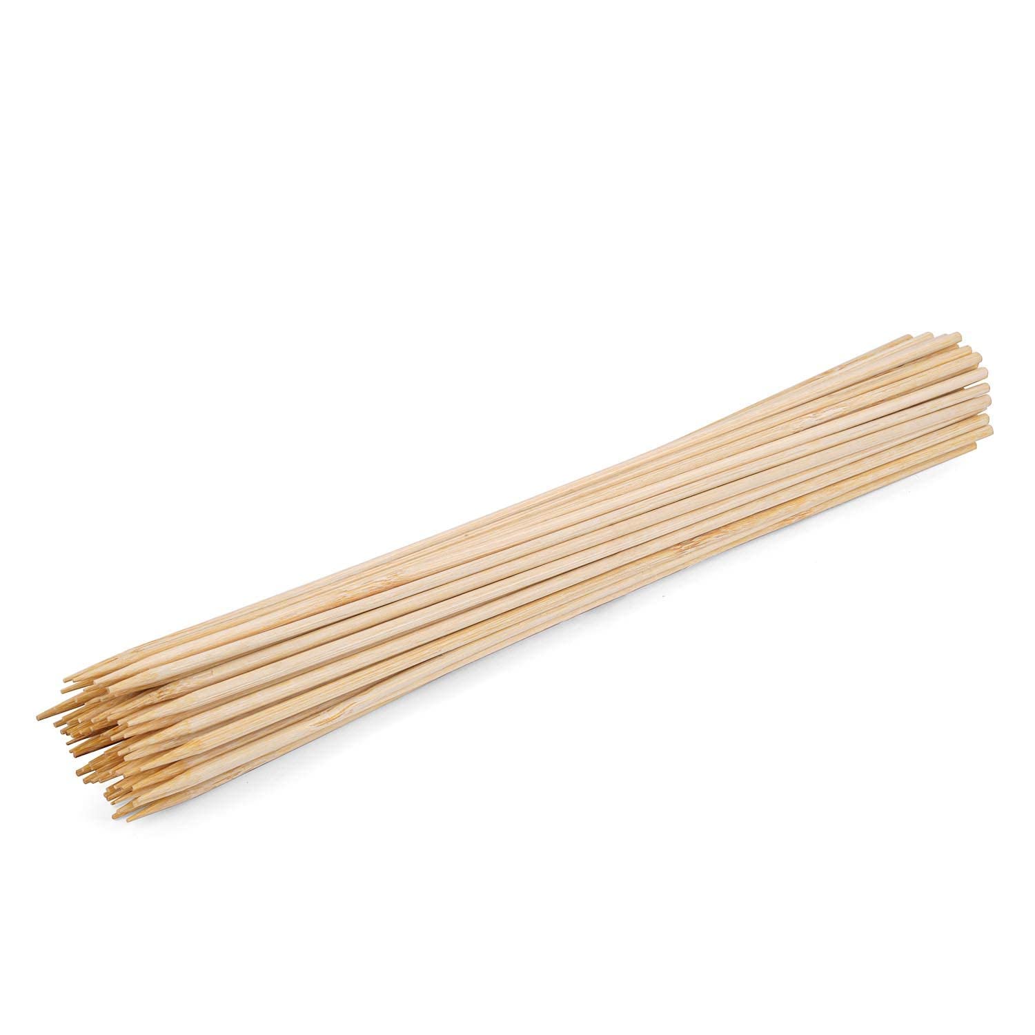 SWASTHA HYGIENE (12 inch - 3mm) 240 Wooden Bamboo Skewers | Bamboo Skewers for Grill | Barbeque Sticks 4
