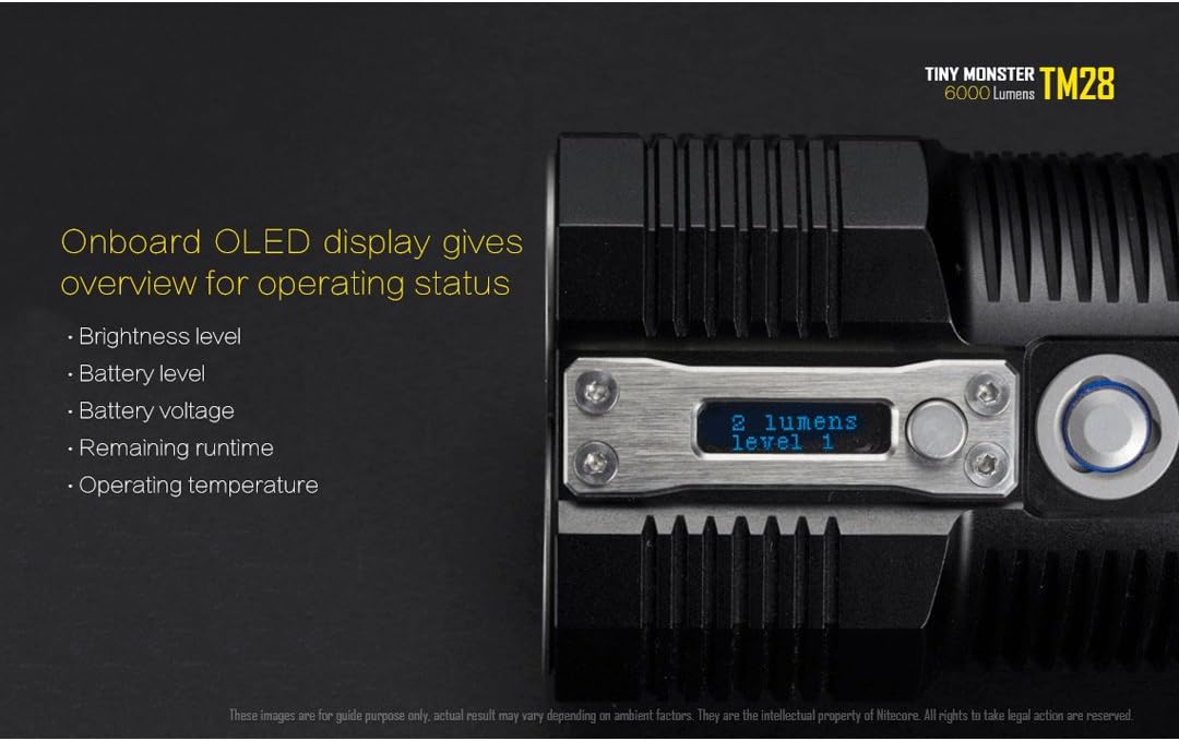 Best Deal Nitecore TM28 Tiny Monster 6000 Lumen QuadRay Rechargeable Flashlight Up To 40% OFF Nitecore TM28 Tiny Monster 6000 Lumen QuadRay Rechargeable Flashlight