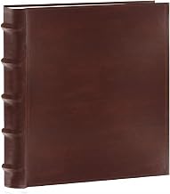 Pioneer Photo Albums CLB-257/BN 200-Pocket European Bonded Leather Photo Album for 5 by 7-Inch Prints, Brown
