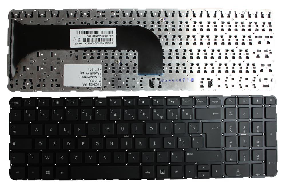 Clavier HP m6-1020sw noir pour remplacer un clavier d'ordinateur portable usé - 2