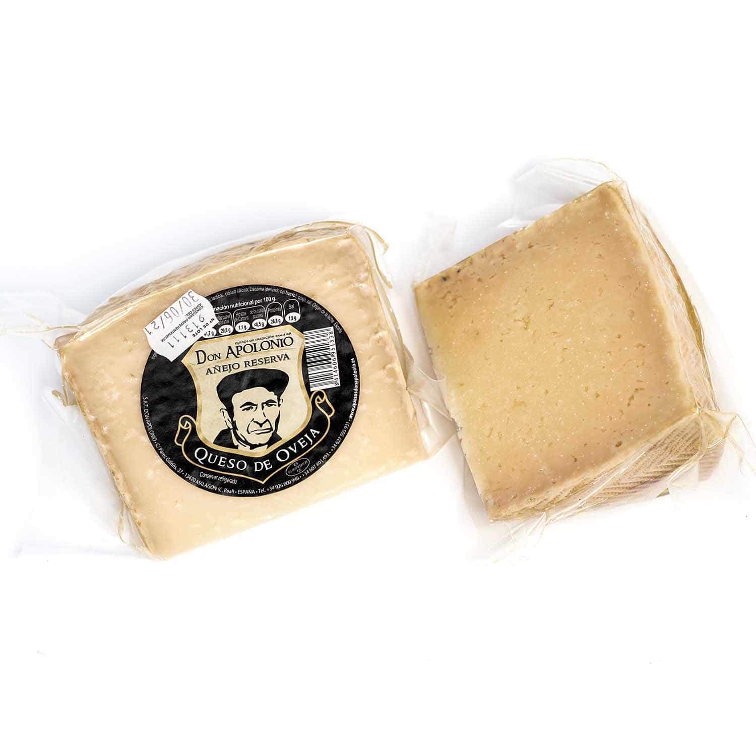 Queso De Oveja Añejo Reserva Don Apolonio, Cuñas 400g Aprox