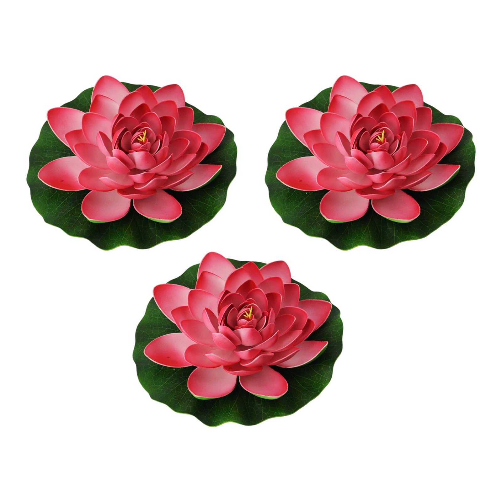 Tsophreniq Realistic Water Lilies Flower Bouquets Simulation Decors for Vase Centerpiece Floral Arrangements Faux