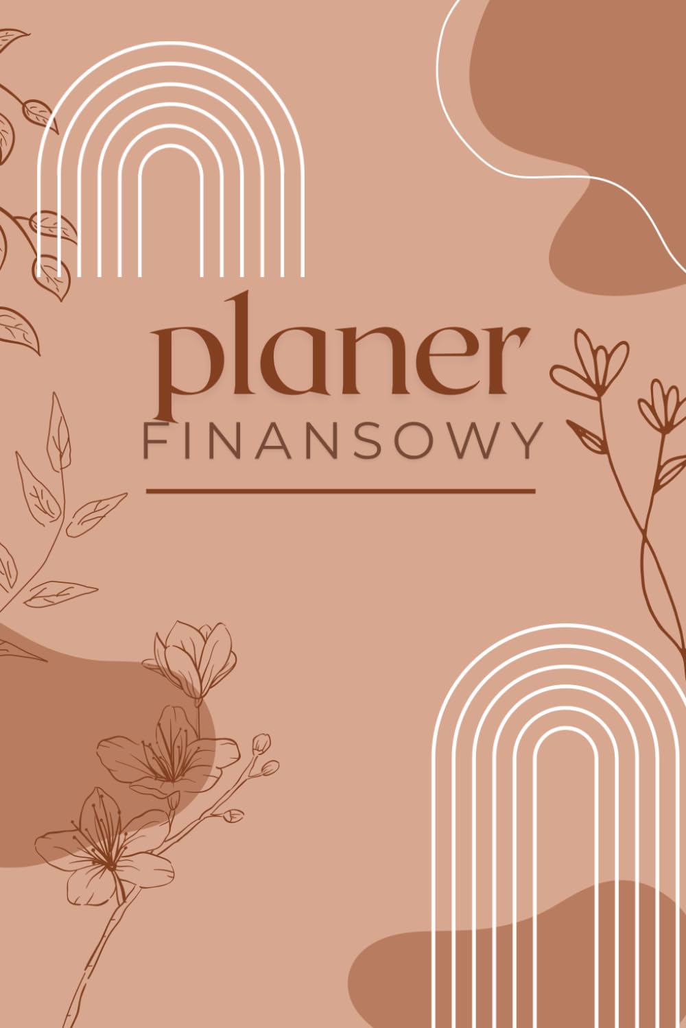 Niedatowany 12 Miesięcy Prosty Budżet Domowy Planner Tracker Wydatków, Rachunków i Oszczędności: Kontroluj Finanse, Spłacaj Długi i Oszczędzaj