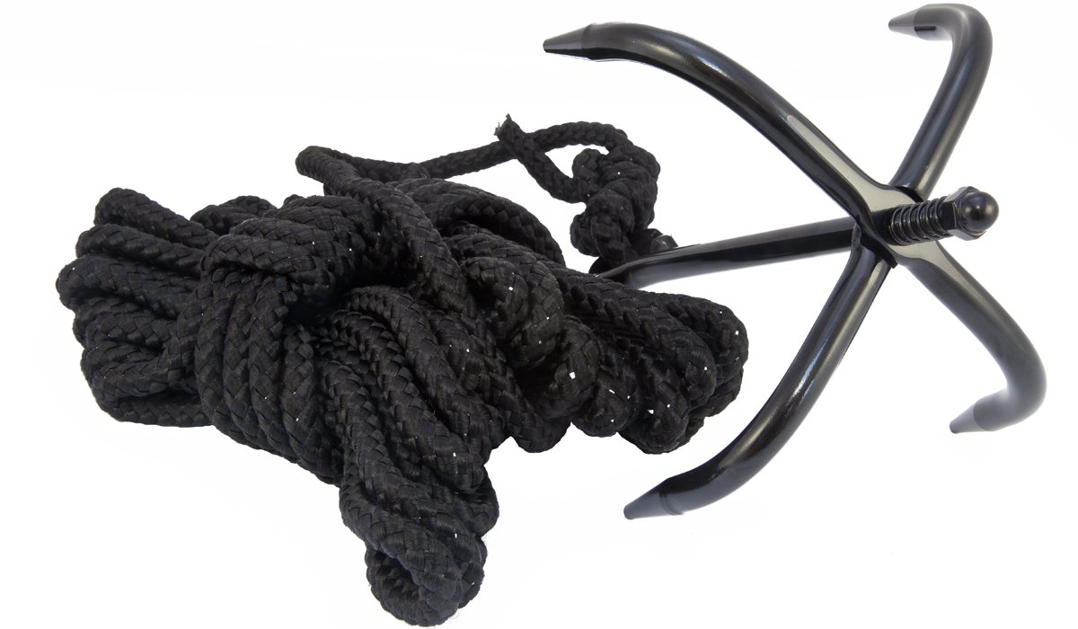 Grappin militaire ultra résistant avec corde nylon pour entraînement ninja