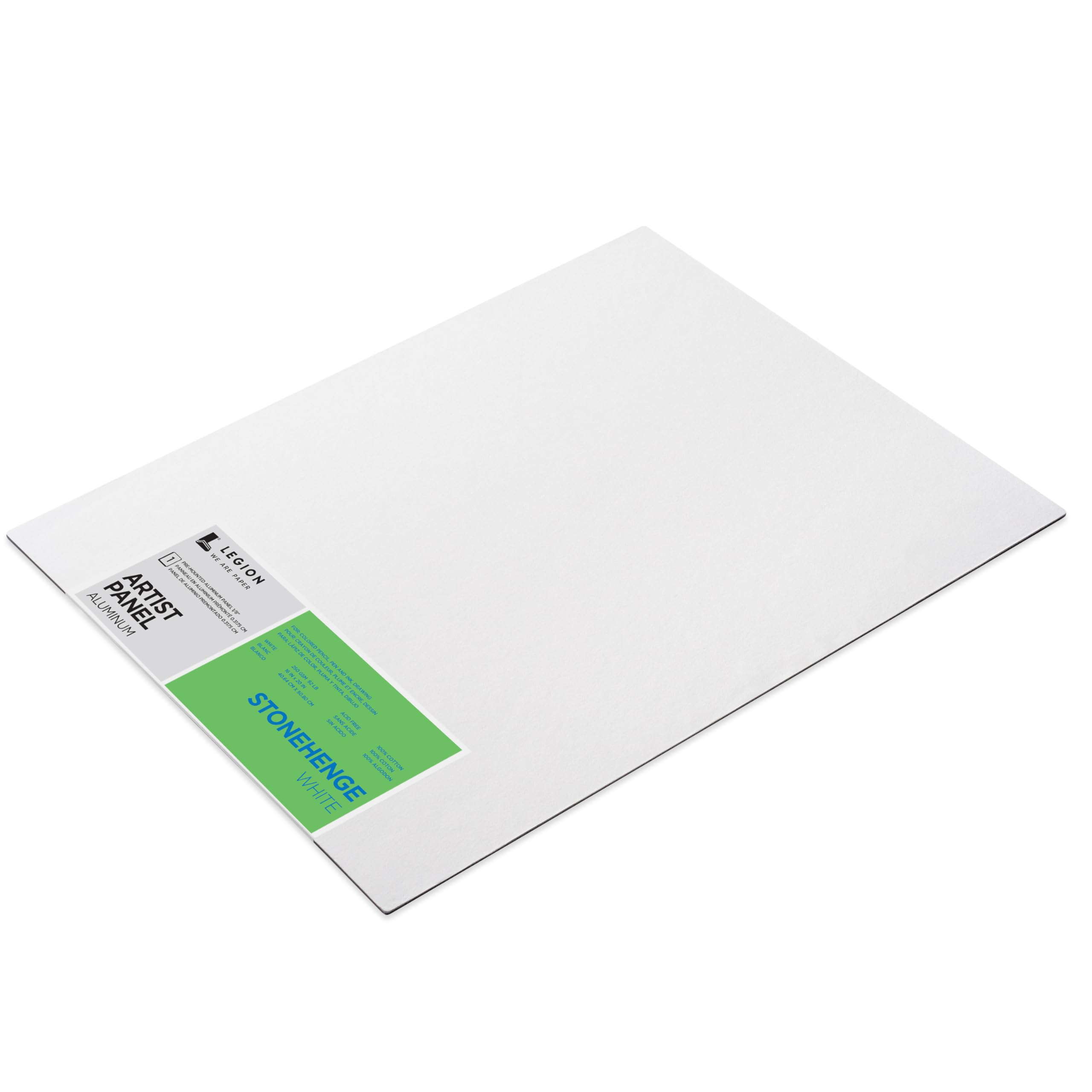 Stonehenge Pre-Mounted Aluminum Artist Panel 16"X20"-For Dry Media