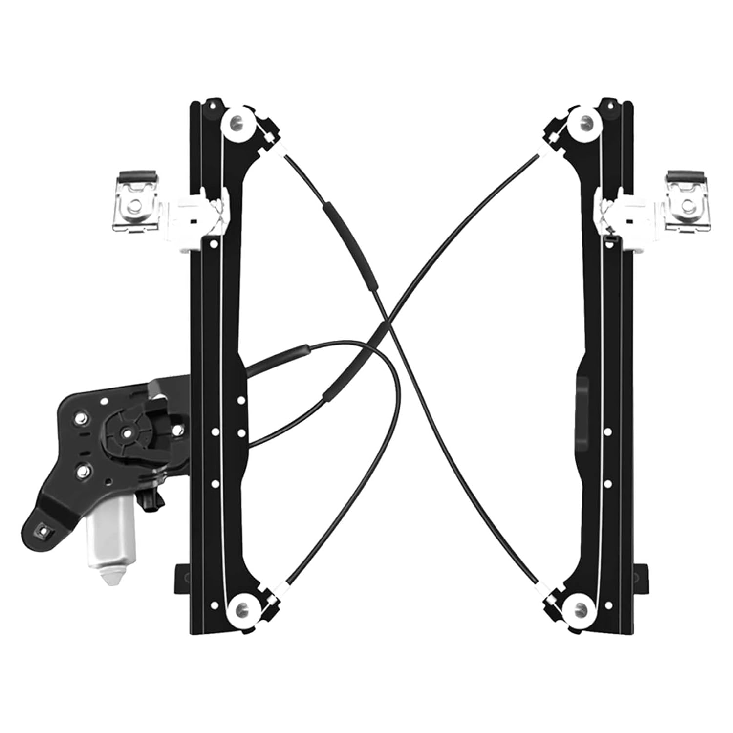 Rear Left Driver Side Power Window Regulator with Motor Assembly, for 2000-2007 Chevy Avalanche Silverado Suburban GMC Sierra Yukon XL, Replacement for 741-578