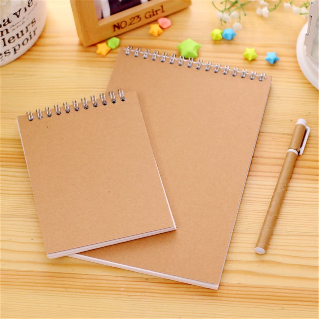 A5/A6 notatnik spiralny szkicownik khaki (A6)