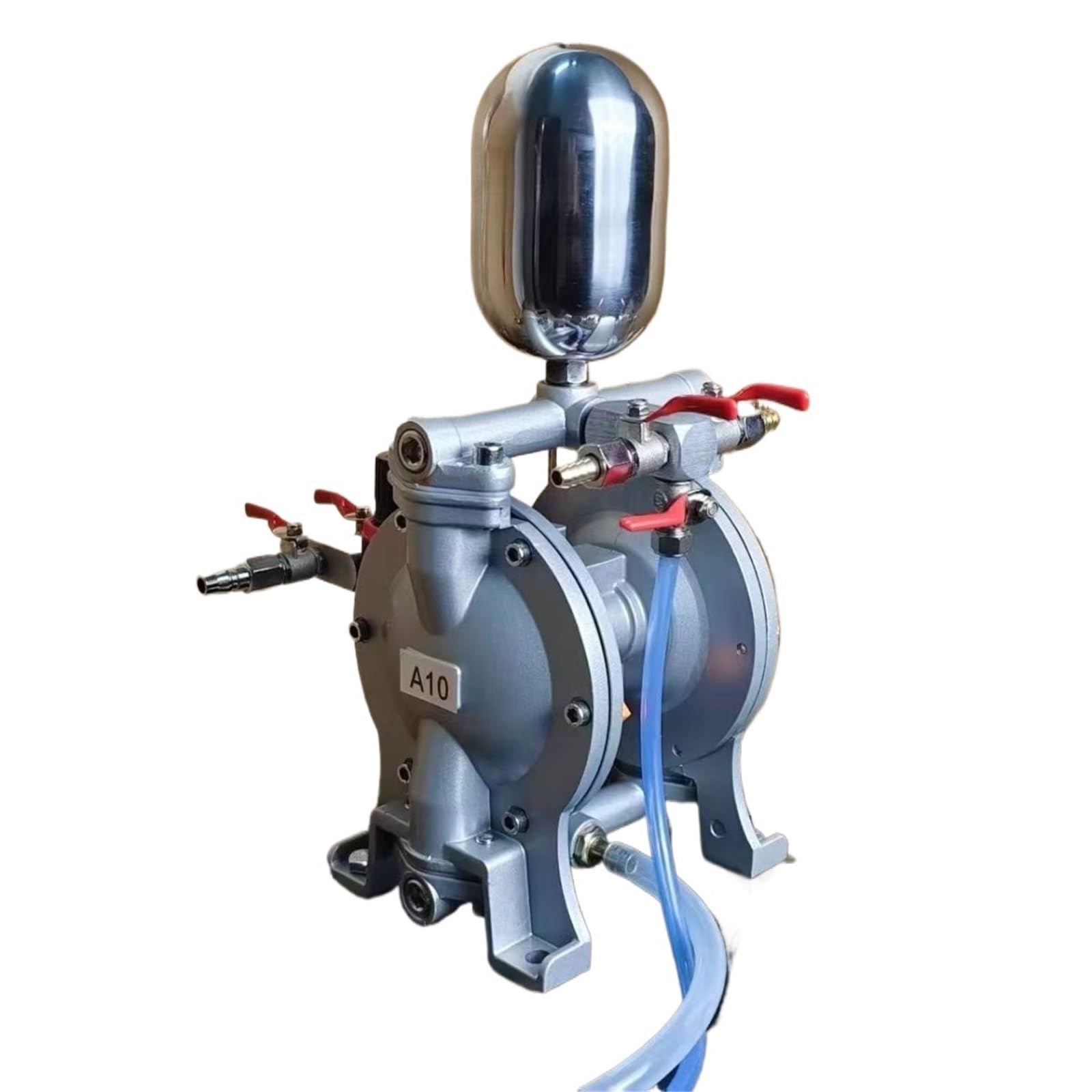 CUDTAPI Pneumatic Diaphragm Pump Industrial Grade A10/paint Pump/spray Paint Pump/printing Machine Ink Pump/glue Pump/oil(Silver Single Pump without Rack)