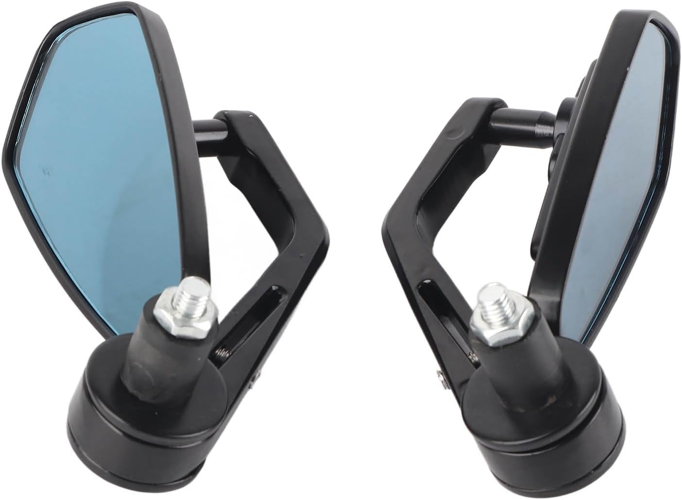 Pilipane Clear Wide View, 2Pcs Motorcycle Rearview Mirrors, for Long-Lasting Aluminium Alloy Handlebar Wing Mirrors