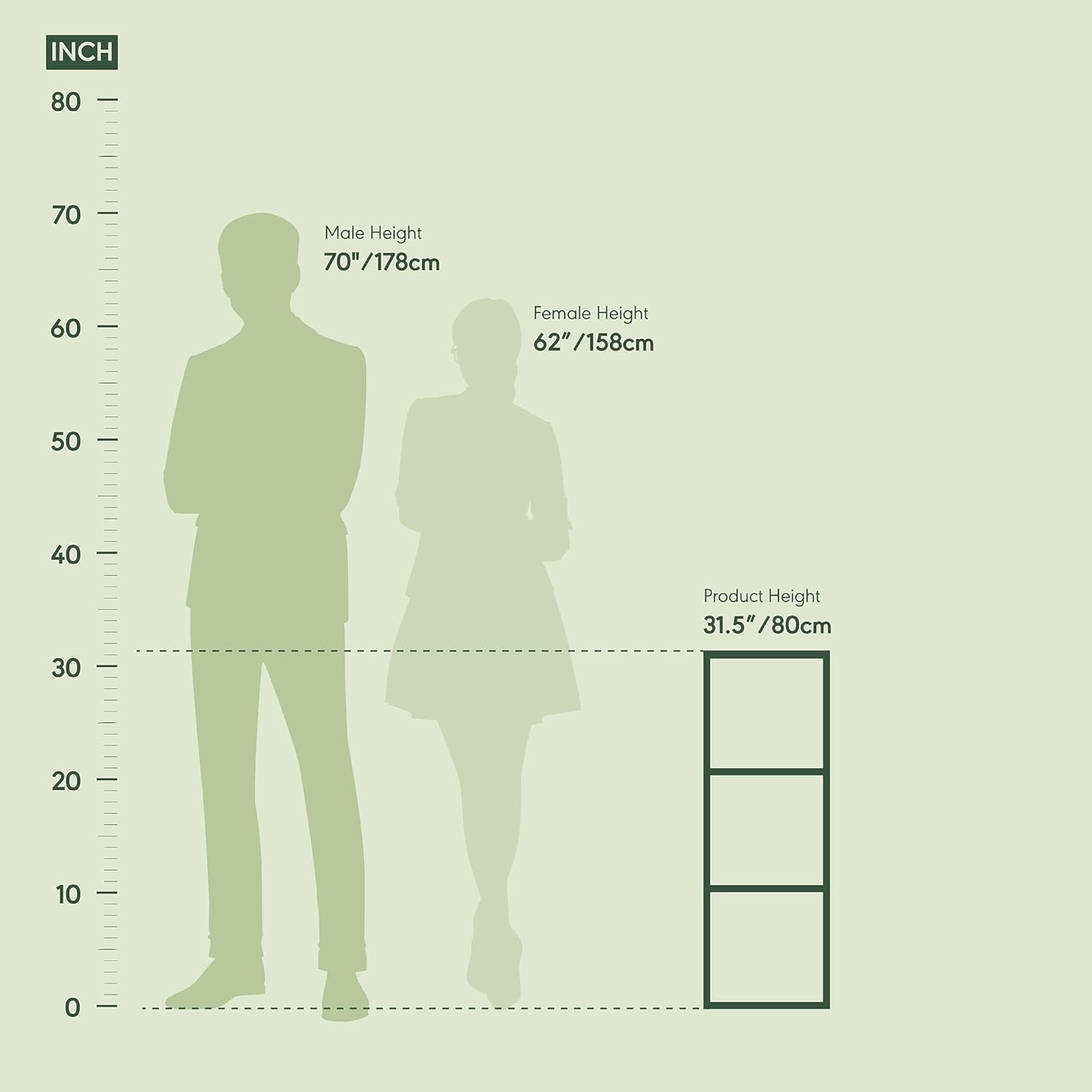 Furinno Fulda Book Shelf, 3-Tier Narrow Bookshelf, Bookcase with 10-in Width Storage Shelf, 9.3 x 9.8 x 31.5, for Living Room, Bedroom, Home Office, White