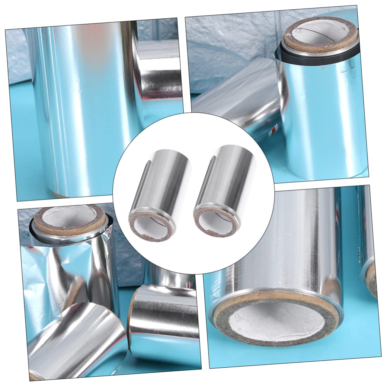 AUTSUPPL Hair Coloring Perm Tool Hair Foil Roll Aluminum Foil for Styling 3 Pack