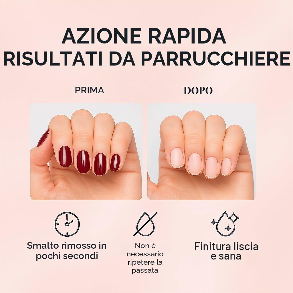 GiDeli Solvente per unghie 5 l, detergente professionale per unghie Soak-Off Gel e UV, rimozione delicata e affidabile degli smalti - per salone di unghie