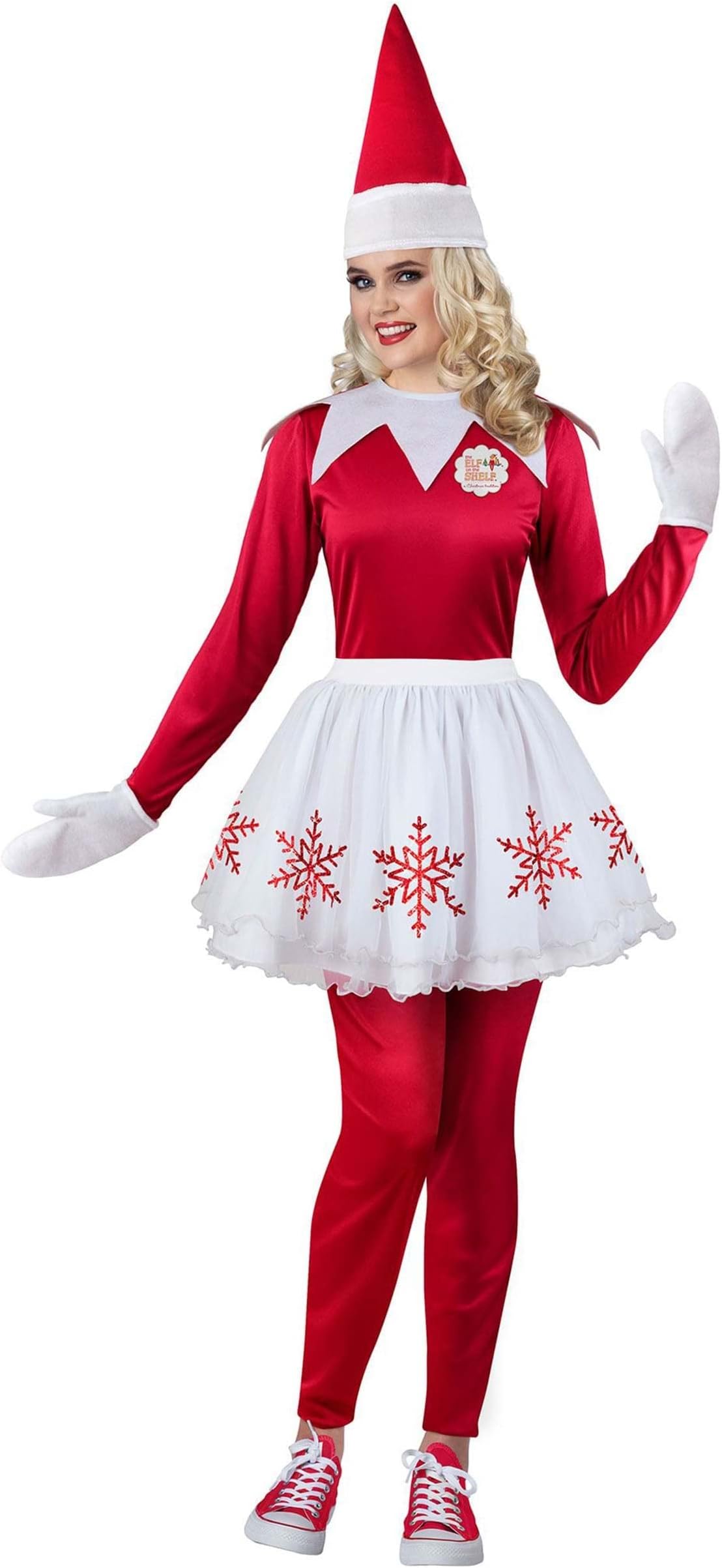 Fun WorldWomens Elf on The Shelf Costume Red