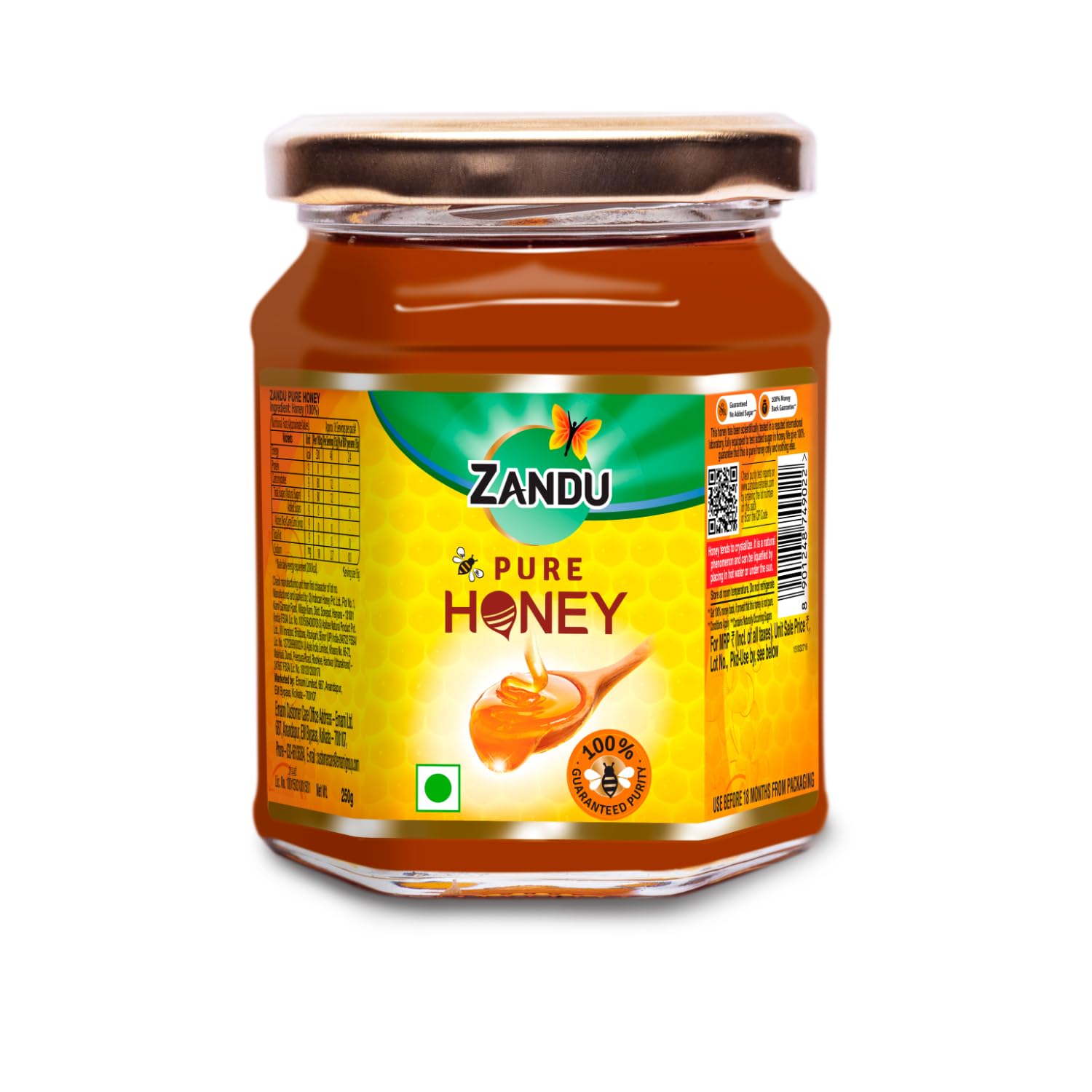 Zandu Pure Honey, 250g