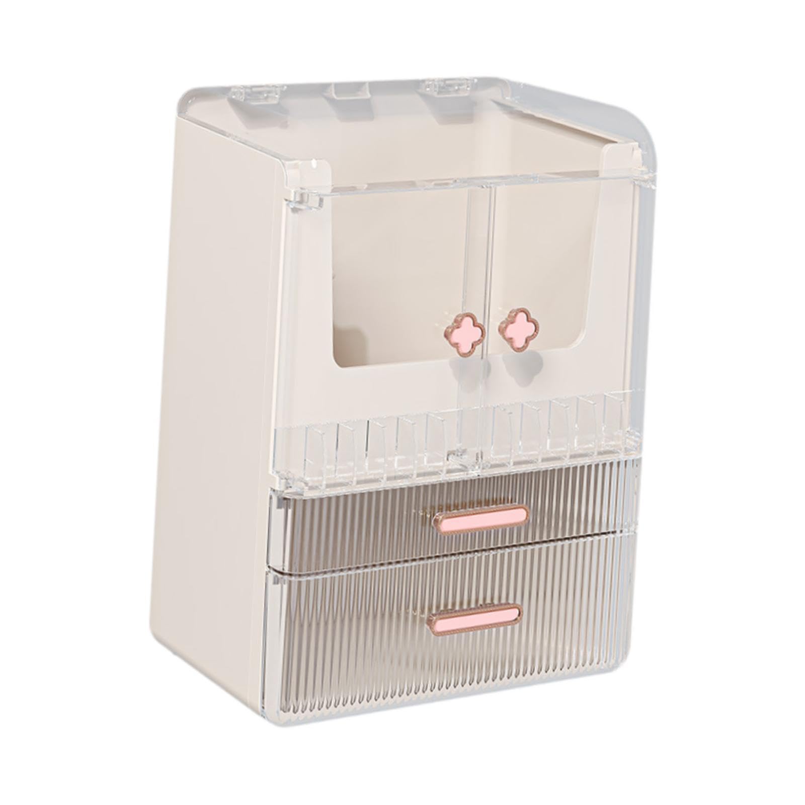 CALANDIS™ Skincare Organizers Box Double Doors Makeup Case for Bedroom Bathroom Vanity Style B | Storage Boxes | Home Organization | Household Supplies & Cleaning 3