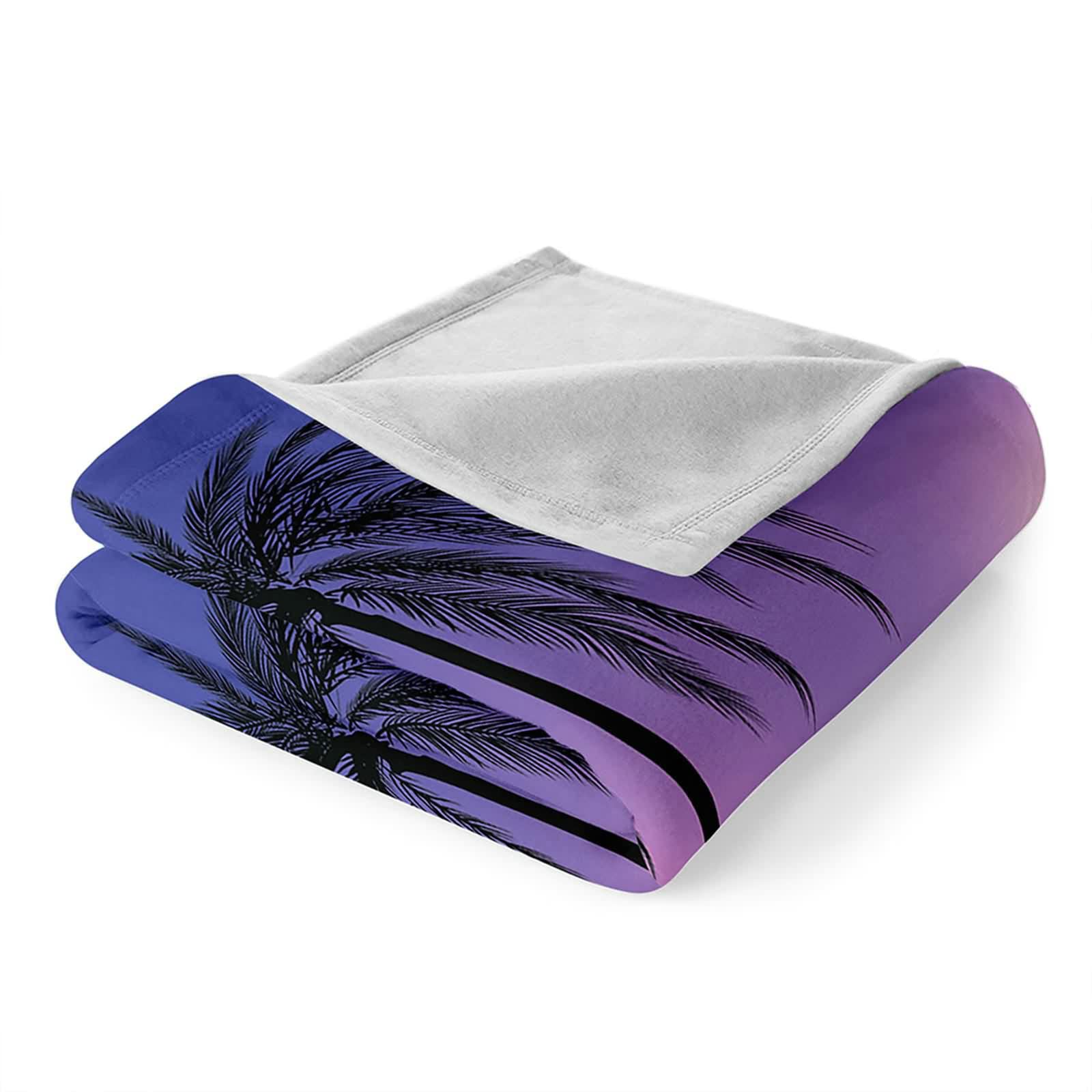 Aeici Koc polarowy, koc flanelowy 150x200 cm plaża kokos ptak koc sofa prezent dla dorosłych i dzieci