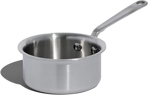 Made In Cookware - 3/4 Quart Stainless Steel Butter Warmer - 5 Ply Stainless Clad - Professional Cookware - Crafted in Italy - Induction Compatible