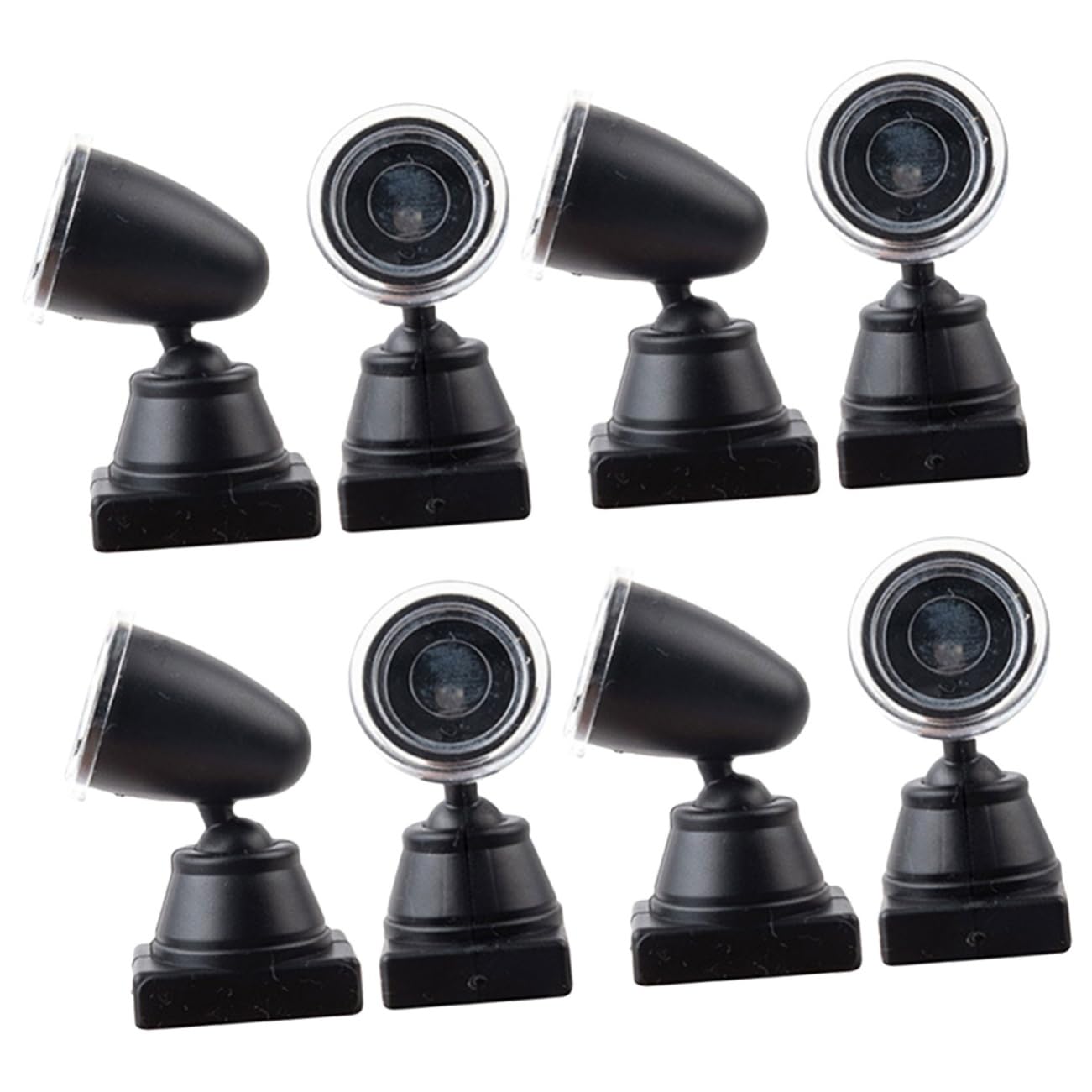 CORHAD 4sets DIY Mini Signal Lamp Model Prop for Mini House Train Light Decor 2pcs*4