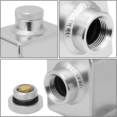 Miniatura 4 de Auto Dynasty Reemplazo manual universal del tanque del depósito del cilindro maestro del embrague de la transmisión del MT del aluminio/de la botella