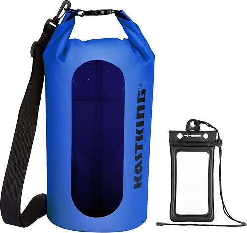 KastKing Bolsas secas, bolsas de almacenamiento 100% impermeables, construcción de grado militar para natación, kayak, canotaje, senderismo,