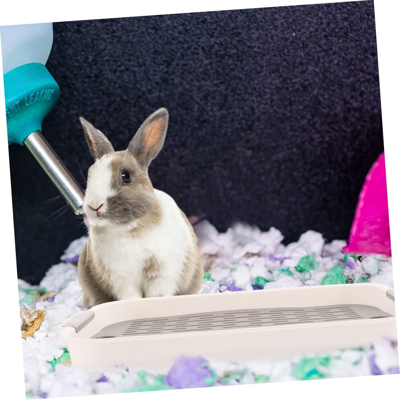 Toddmomy 2pcs Pet Training Toilet Rabbit Litter Box Mesh Guinea Pig Bedding for Hamster Chinchilla