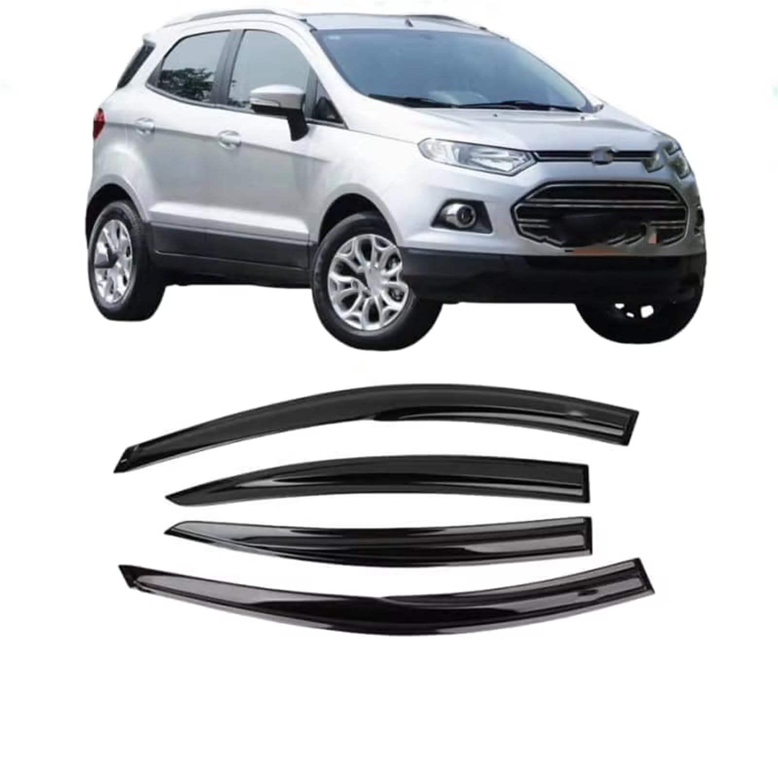 Deflecteur vitre voiture pour Ford Ecosport 2013-2018 deflecteurs pluie auto fenetre