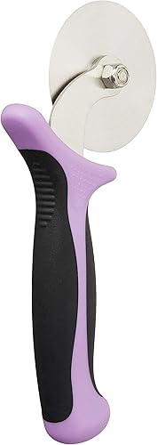 Vista 27 de Mercer Culinary Millennia - Cortador de pizza con mango negro, rueda de 5 pulgadas, acero inoxidable