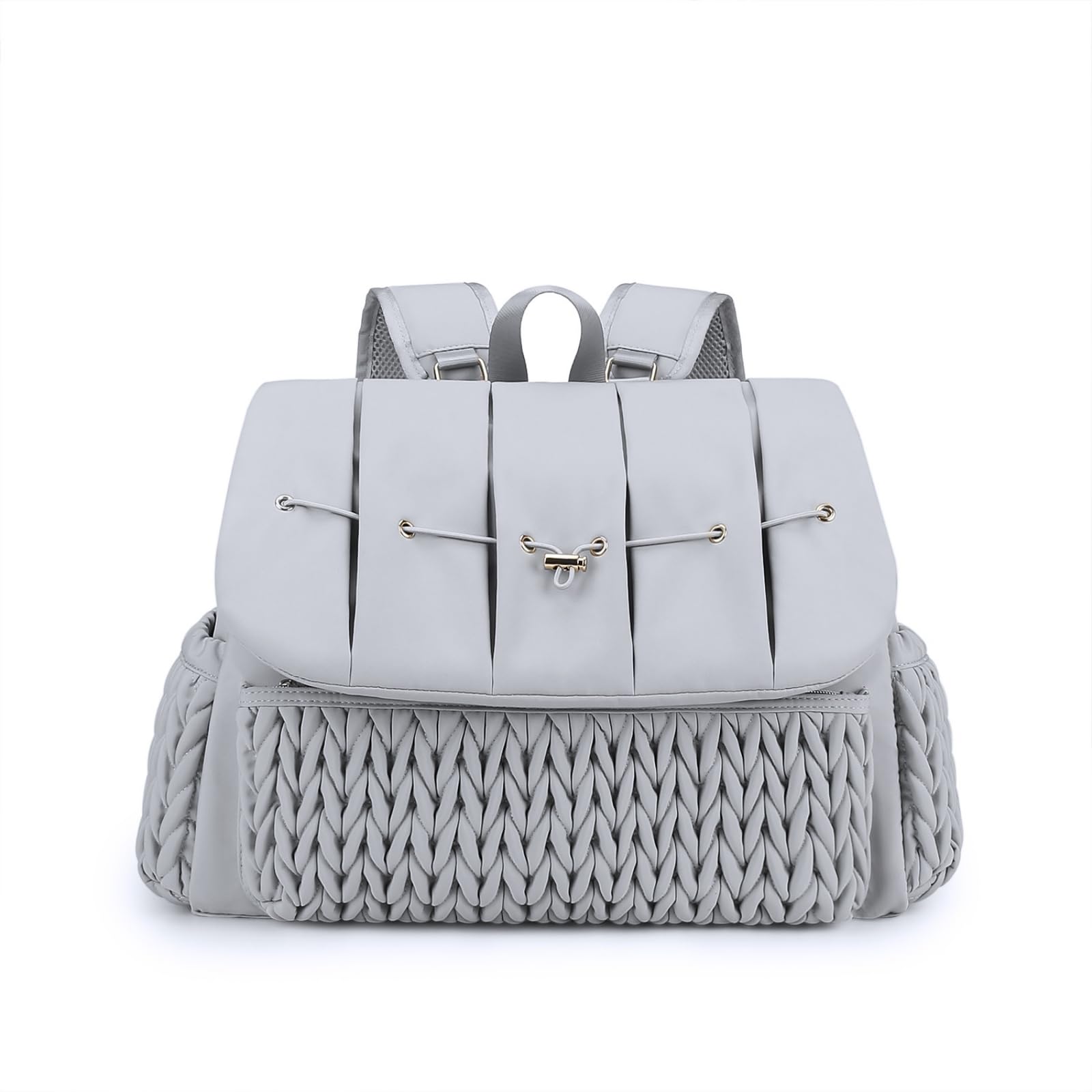 Baoblaze Mochila Pañalera Estructurada Bolso Pañales con Cambiador Cómoda para, Paseos Diarios, Viajes, Gris, Gris