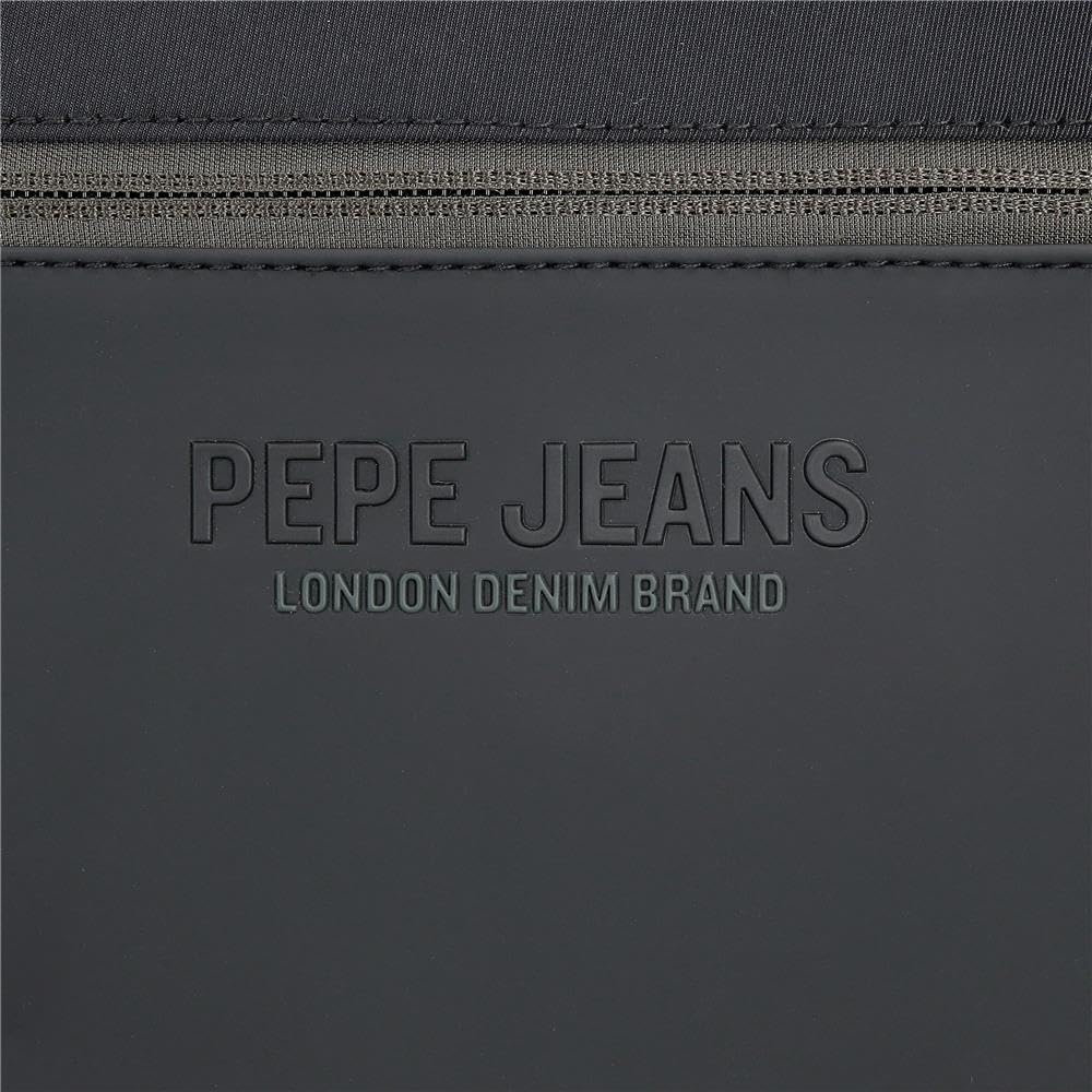 Pepe Jeans Sail up Torba na messenger Medium Czarny 17x22x6 cm Poliester i PU by Joumma Bags, Czarny (Black), Talla única, średnia torba na ramię