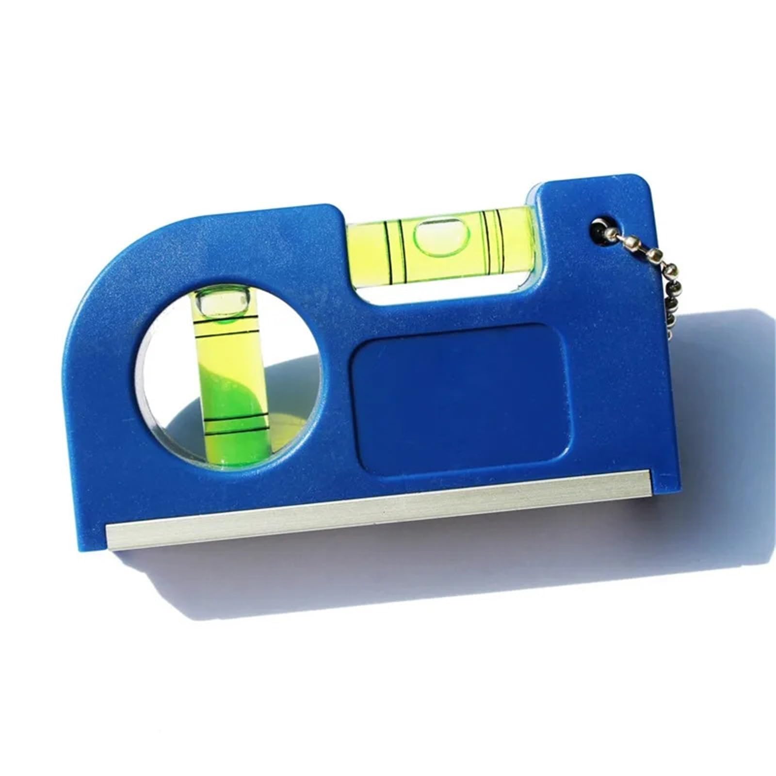 Règle de niveau à bulles, niveleur de boîte magnétique Portable puissant, inclinomètre à deux directions avec boucle 85x45x20MM