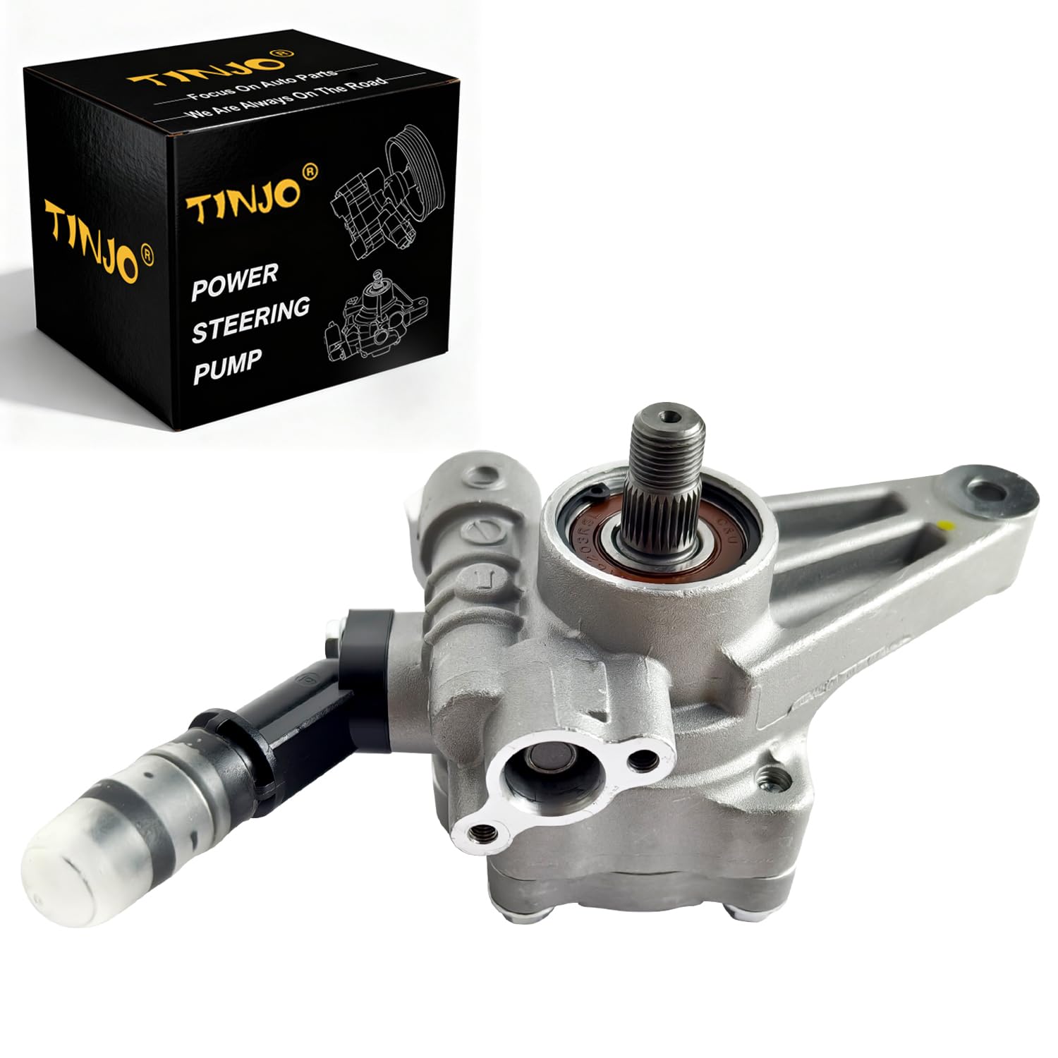 Photo 1 of Power Steering Pump 21-5349 Fits for 2003-2007 Honda Accord 3.0L V6, for 2003-2006 Acura MDX, Power Assist Pump Replace OE # 56110-RCA-A01, 56110-RDJ-A02, 56110-RDJ-A01, 06561-RCA-505RM, 21-5349