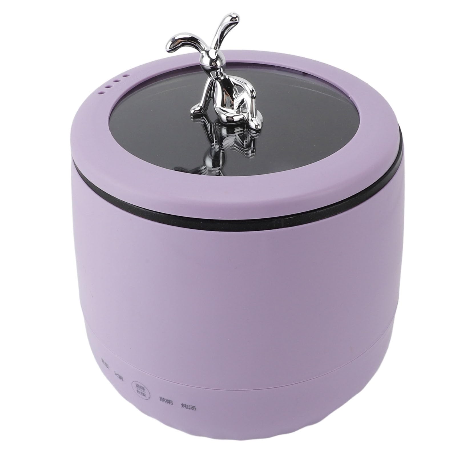 Mini-Reiskocher Multifunktional für 2 Personen, 1,8 L, 450 W, tragbar, EU-Stecker 220 V (PURPLE)
